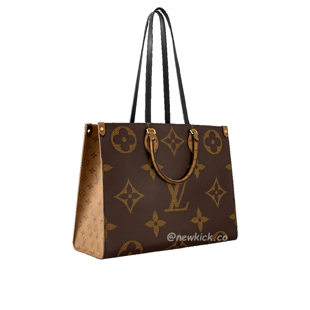 Louis Vuitton Onthego Cloth Tote Brown M45320 (14) - www.newkick.vip