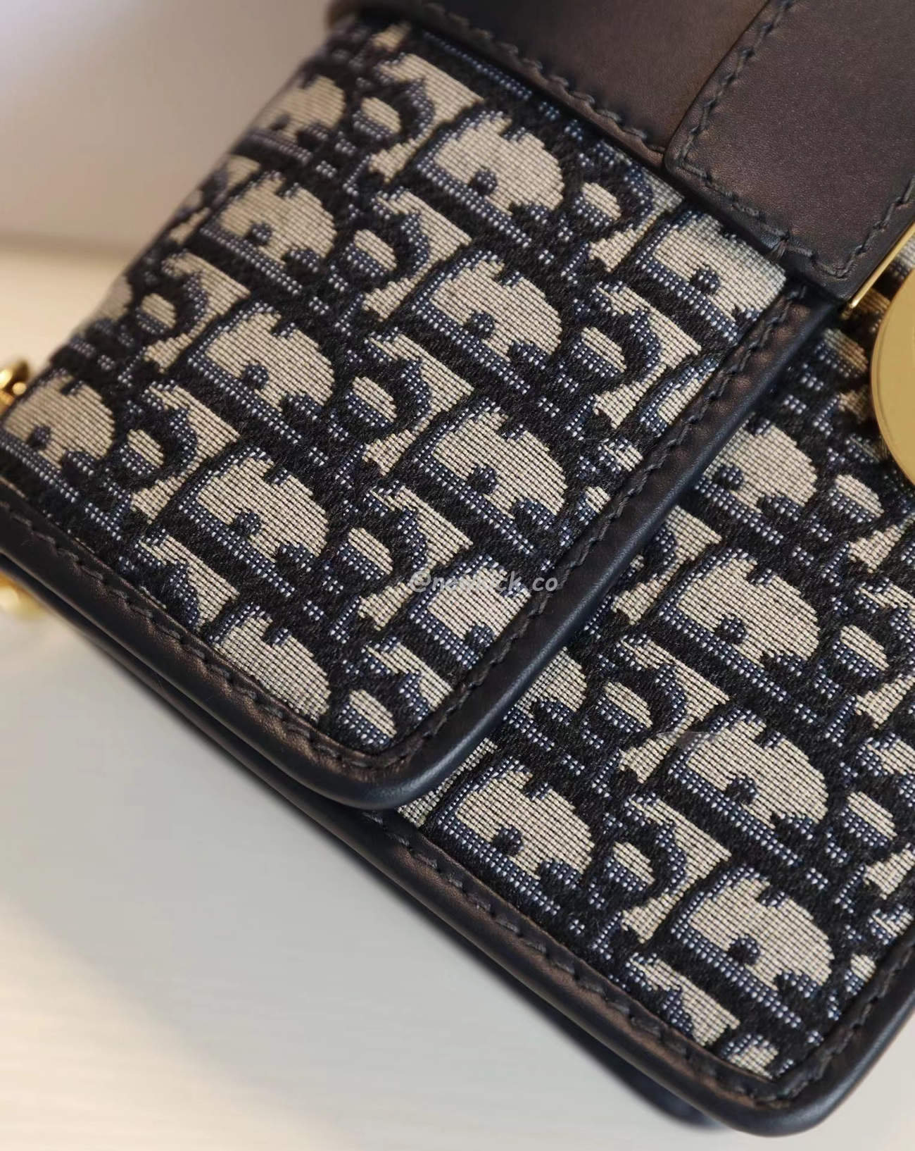 Dior 30 Montaigne Chain Bag Blue Dior Oblique Jacquard M9208utzq M928 (19) - www.newkick.vip