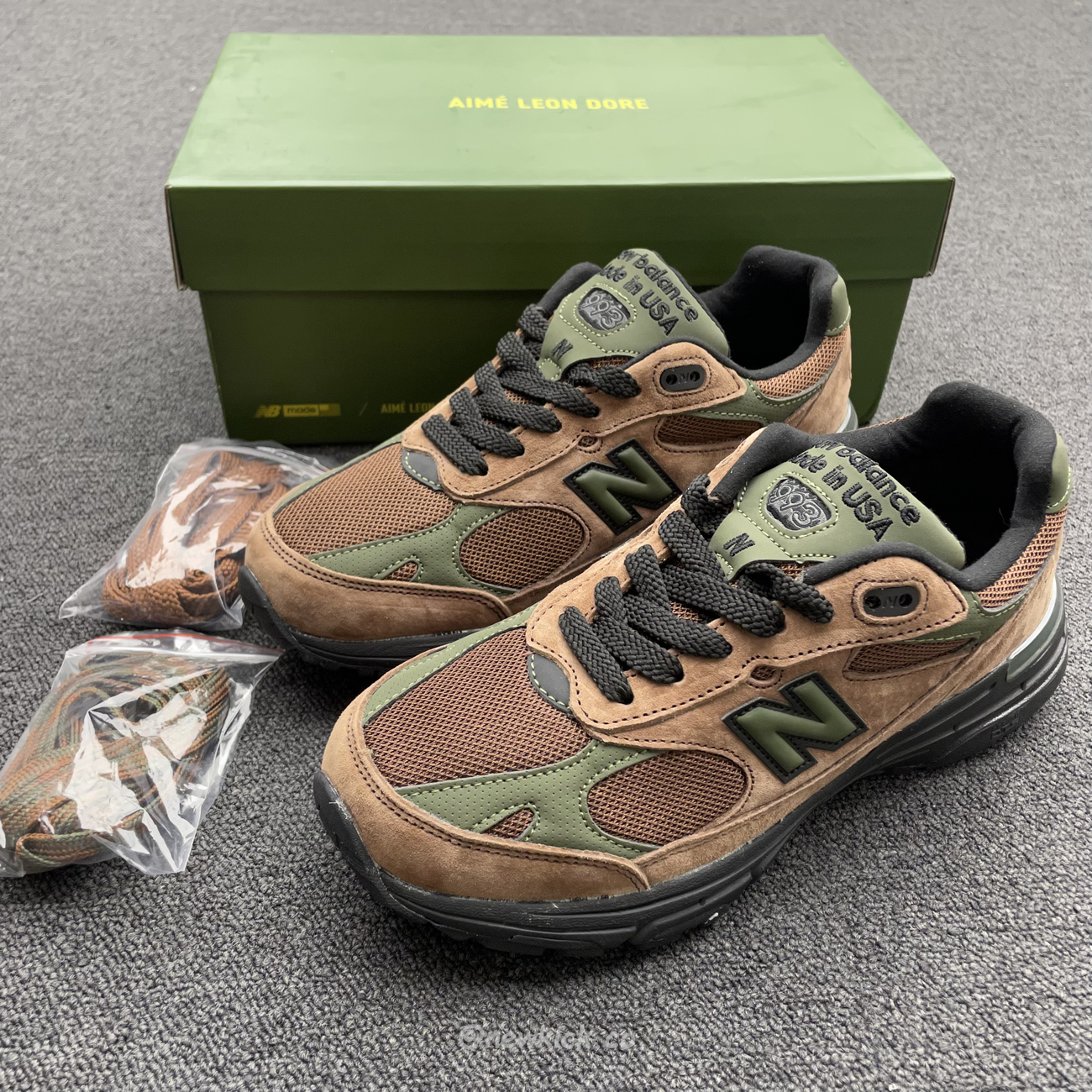 New Balance 993 Aime Leon Dore Brown Mr993ald (4) - www.newkick.vip