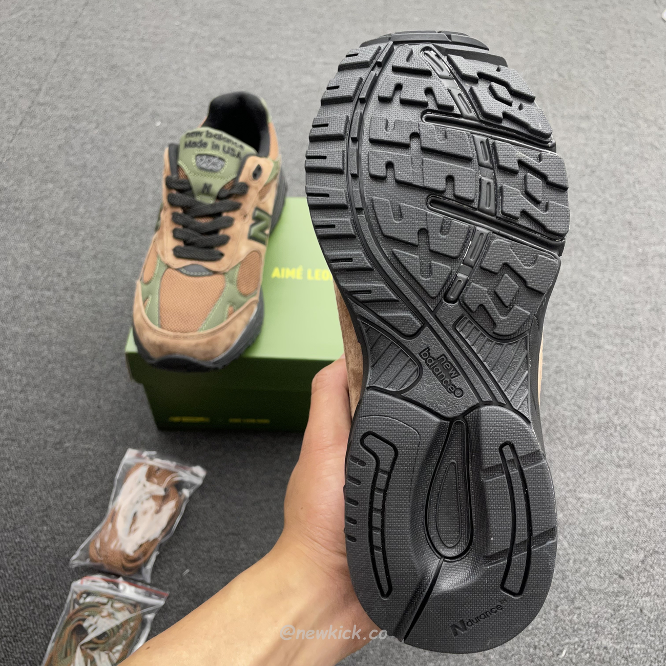 New Balance 993 Aime Leon Dore Brown Mr993ald (8) - www.newkick.vip