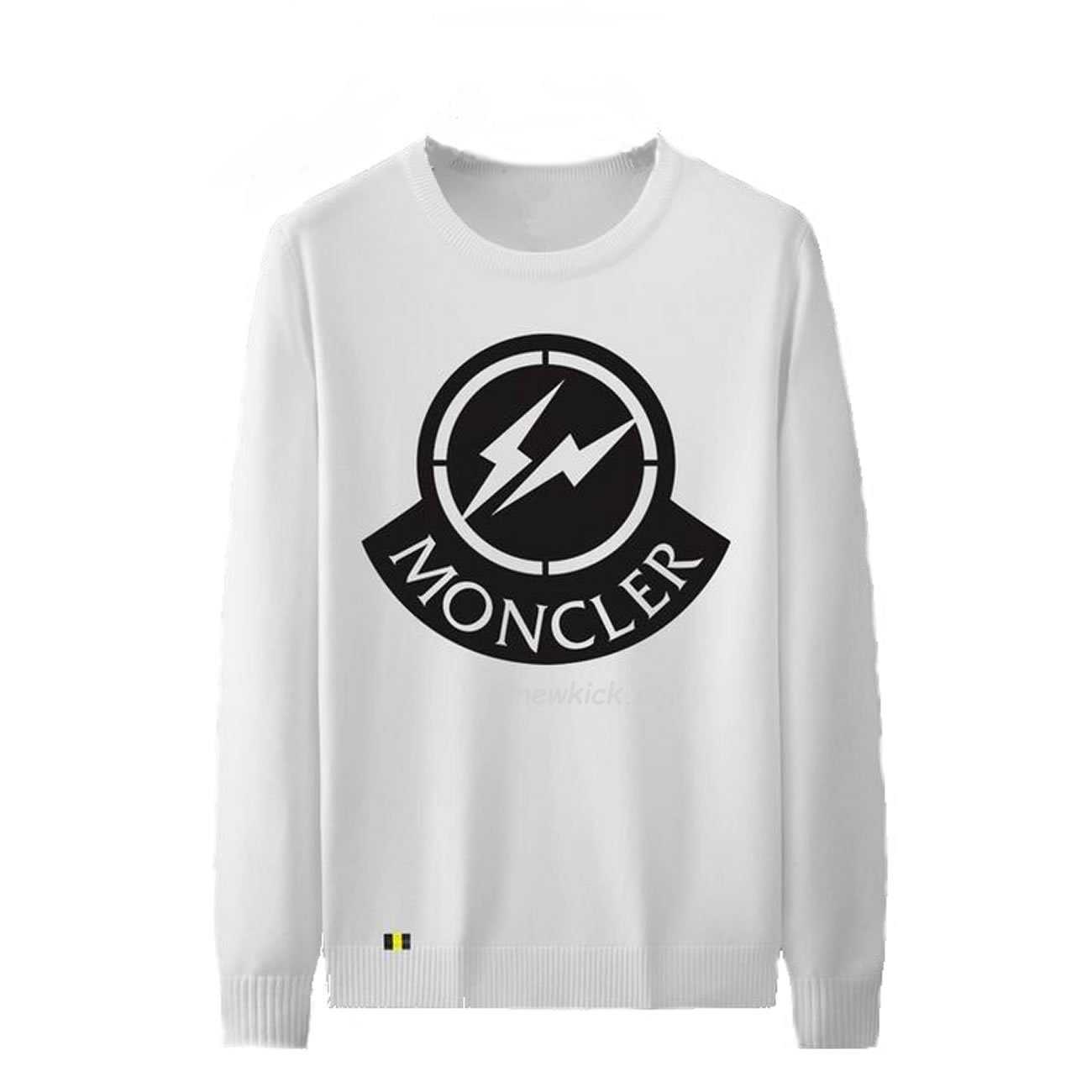 Moncler 2022 Crew Neck Pullover T Shirt Print White (1) - www.newkick.vip