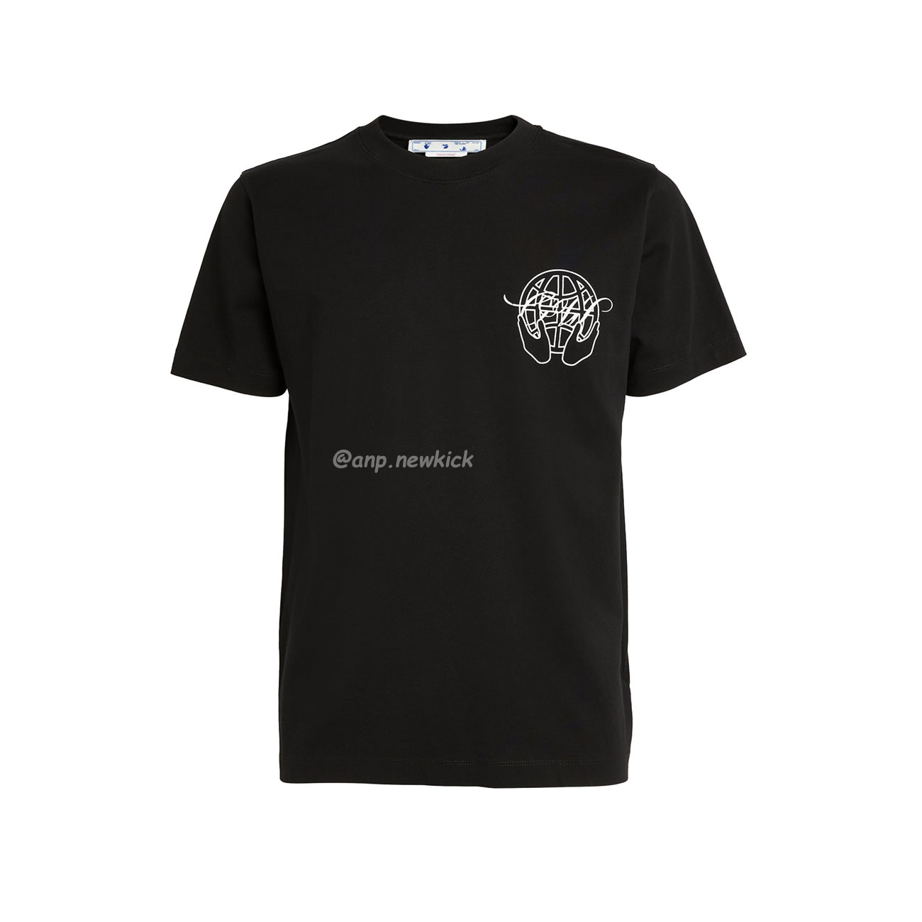 Off White Hand Arrow Tee White Black (10) - www.newkick.vip