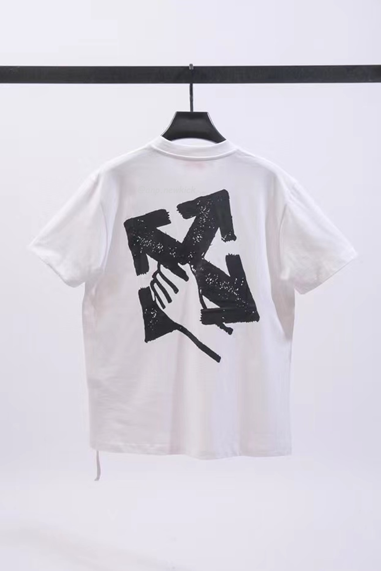 Off White Hand Arrow Tee White Black (14) - www.newkick.vip