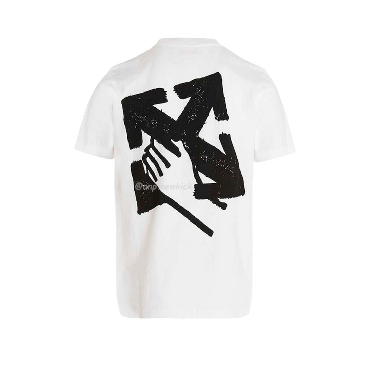Off White Hand Arrow Tee White Black (16) - www.newkick.vip