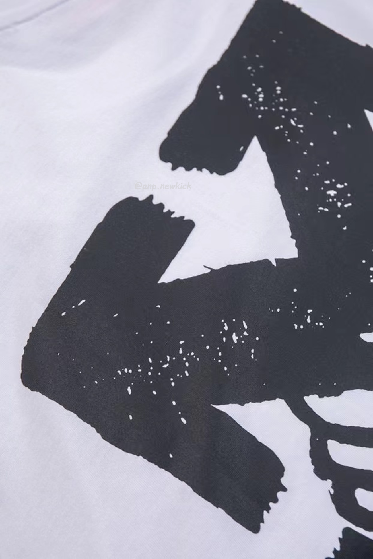 Off White Hand Arrow Tee White Black (8) - www.newkick.vip