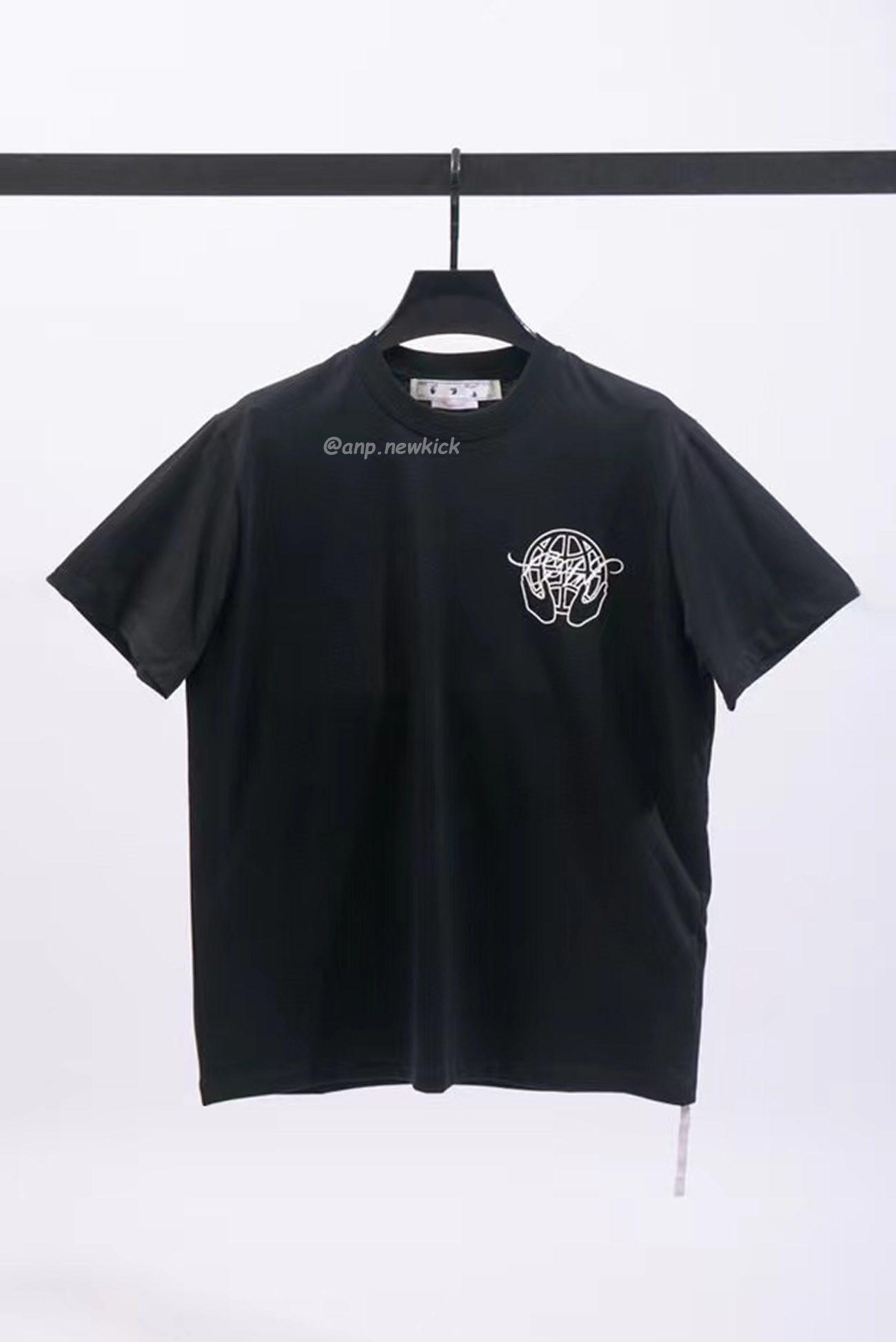 Off White Hand Arrow Tee White Black (9) - www.newkick.vip