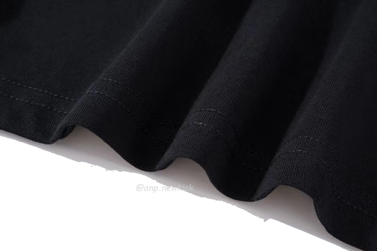 Off White White Black Blue Arrow Print Slim T Shirt (3) - www.newkick.vip