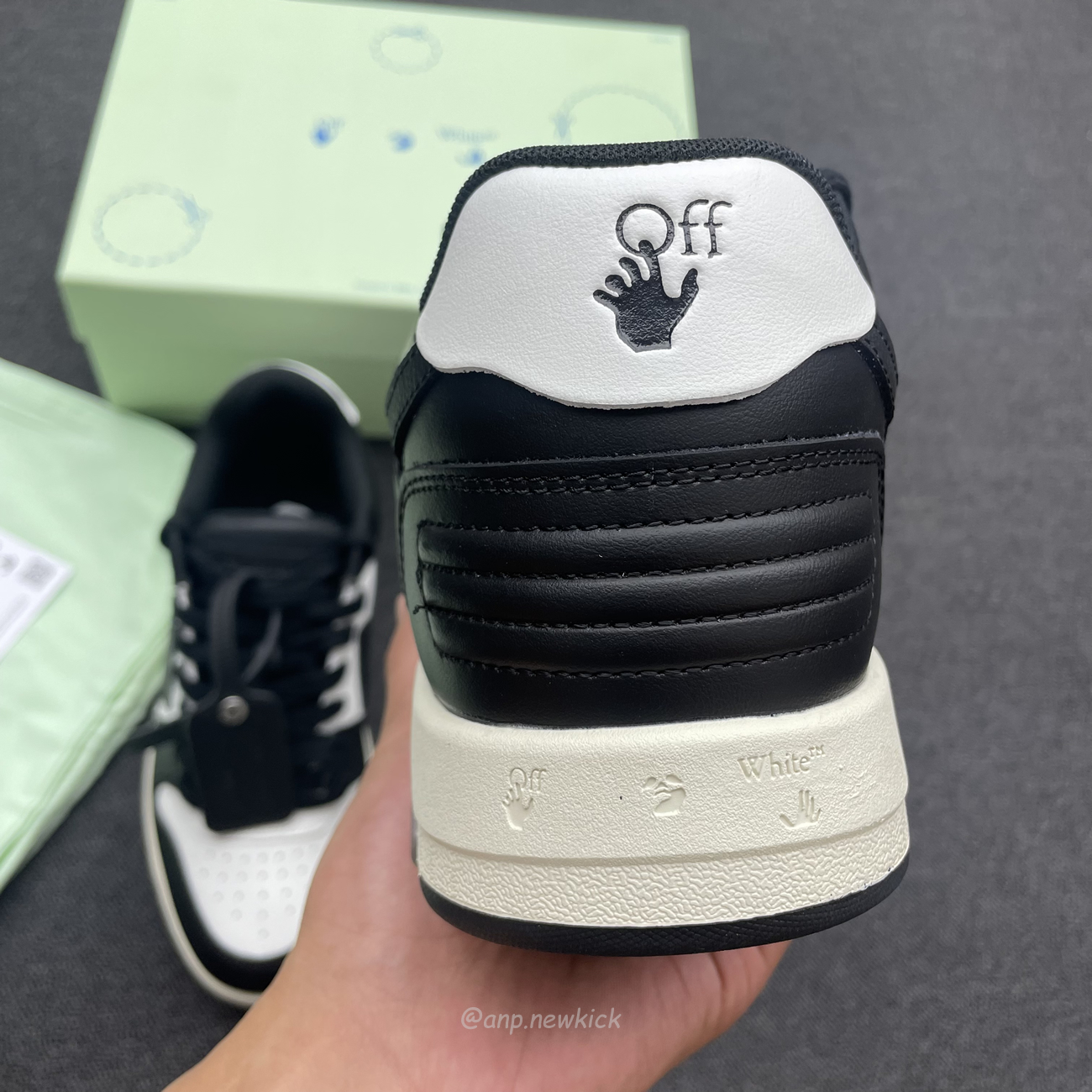 Off White Out Of Office Ooo Low Tops White Black White (16) - www.newkick.vip