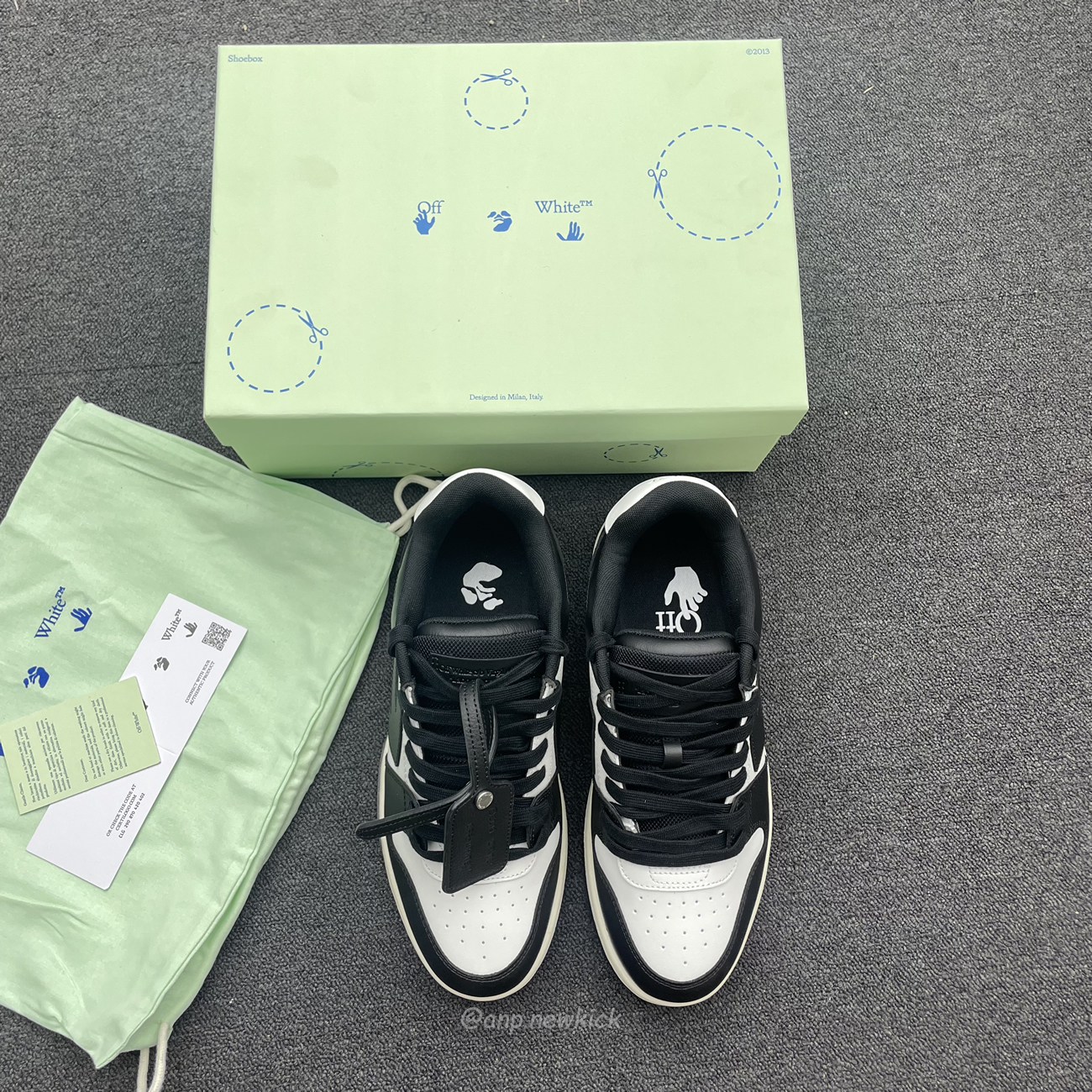 Off White Out Of Office Ooo Low Tops White Black White (17) - www.newkick.vip