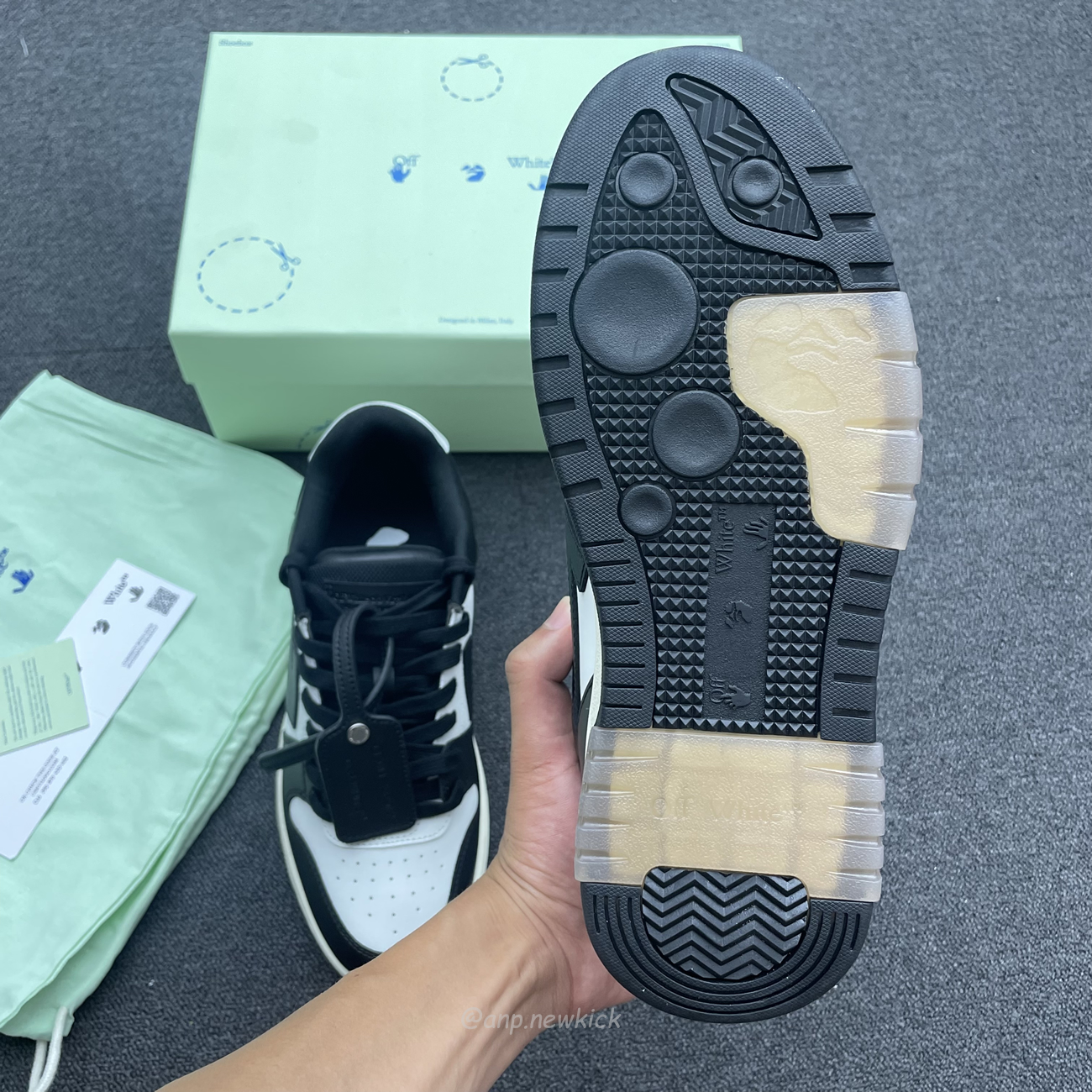 Off White Out Of Office Ooo Low Tops White Black White (3) - www.newkick.vip