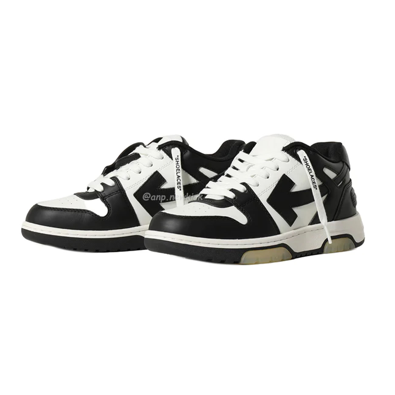 Off White Out Of Office Ooo Low Tops White Black White (4) - www.newkick.vip