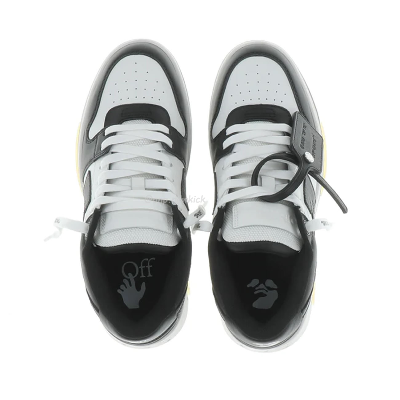 Off White Out Of Office Ooo Low Tops White Black White (5) - www.newkick.vip