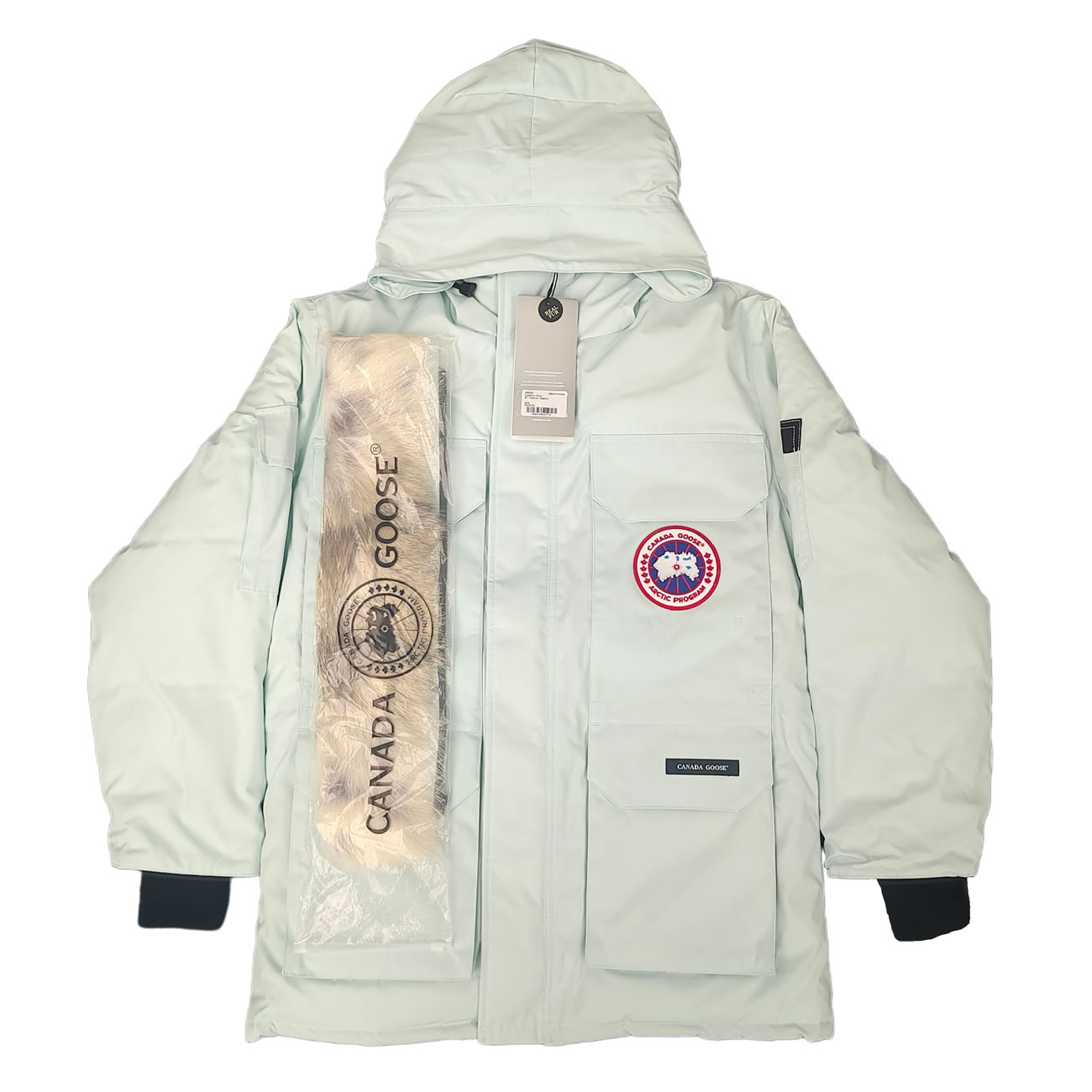 Canada Goose Expedition Logo Pbi Patch Parka Coat (3) - www.newkick.vip