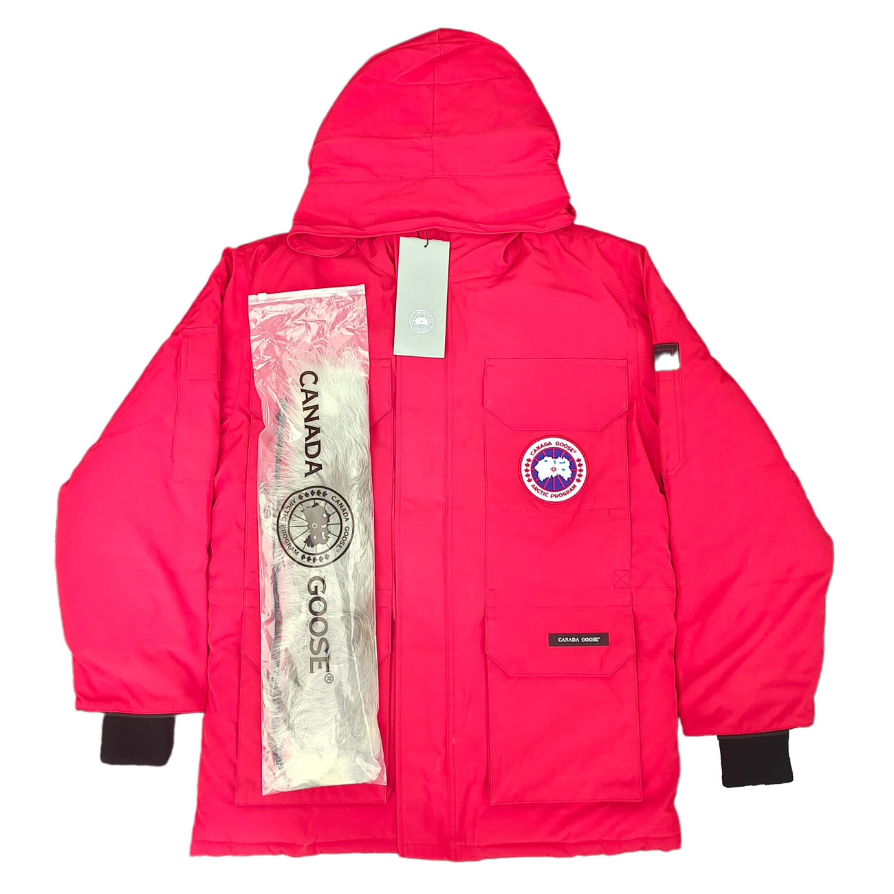 Canada Goose Expedition Logo Pbi Patch Parka Coat (5) - www.newkick.vip