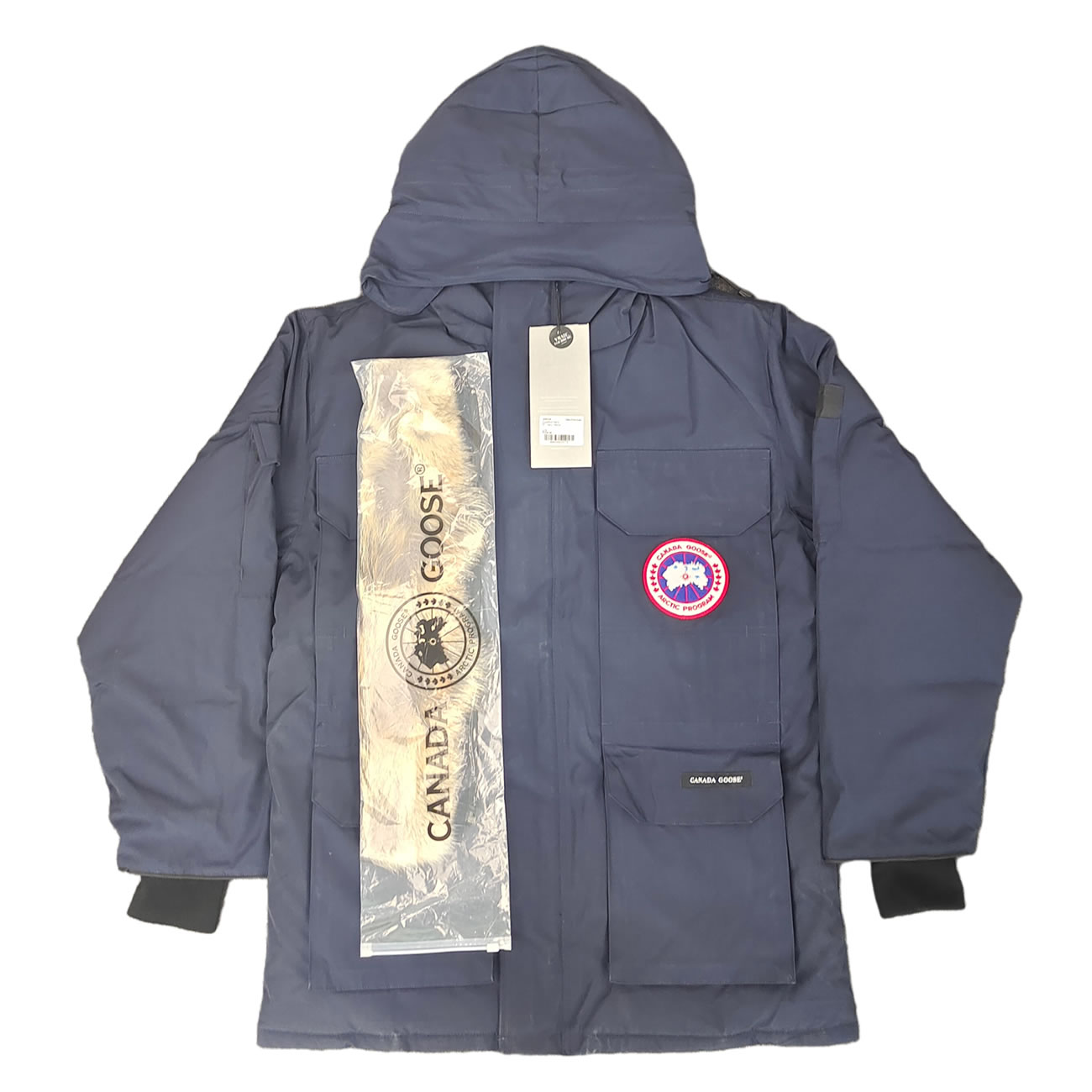 Canada Goose Expedition Logo Pbi Patch Parka Coat (7) - www.newkick.vip