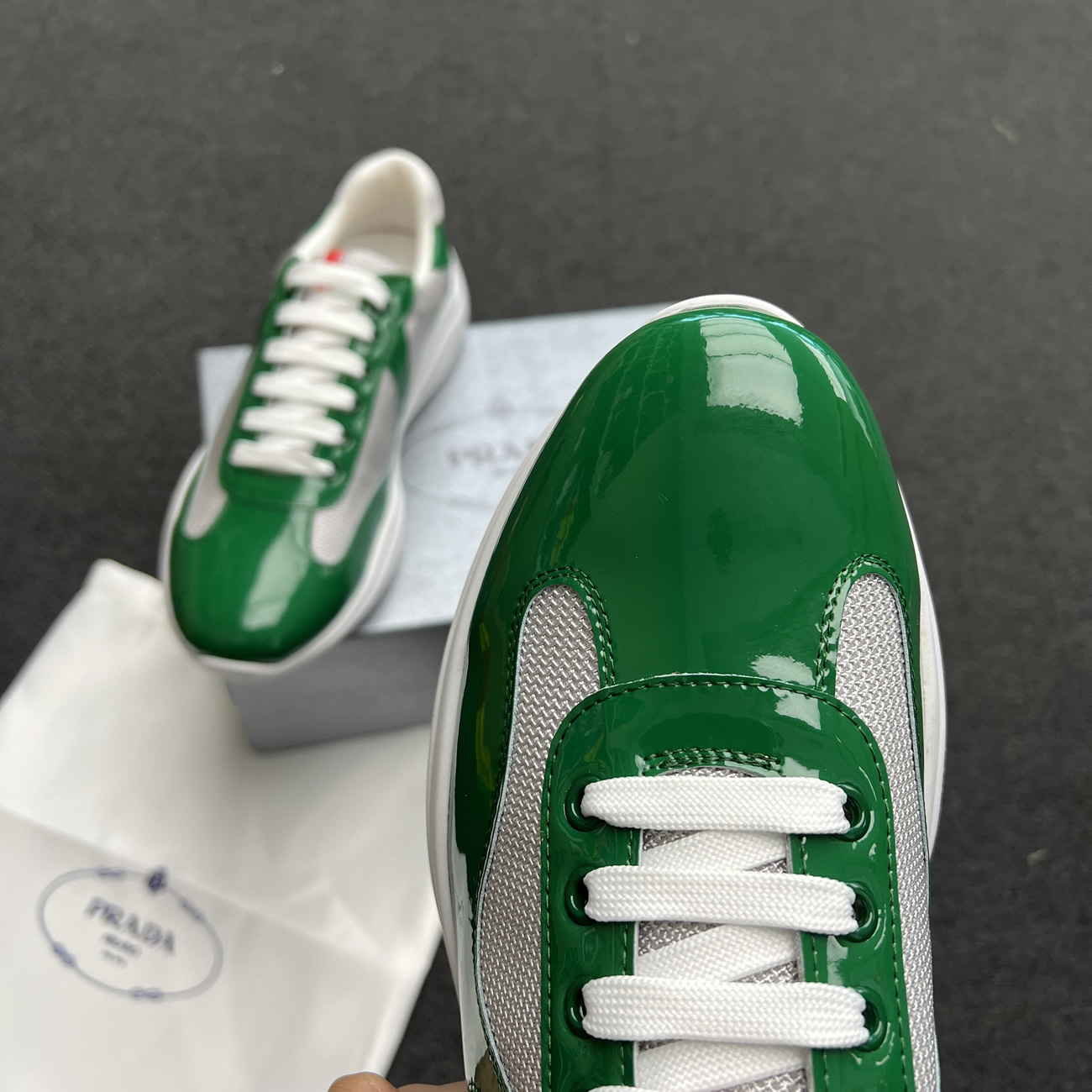 Prada America Cup Mango Silver 4e3400 Asz F0bx6 (3) - www.newkick.vip