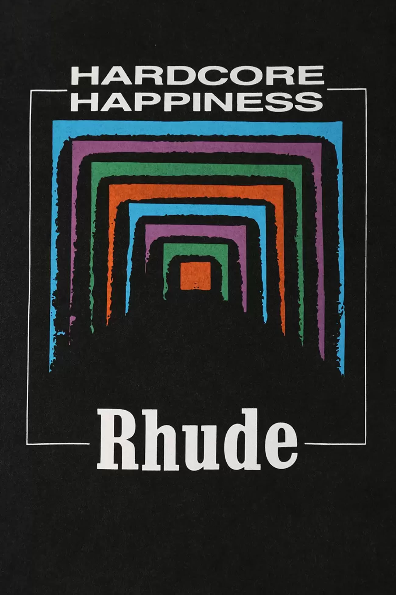 Rhude Loose T Shirts Men Top Cotton Horse Steed Print Short Sleev (7) - www.newkick.vip