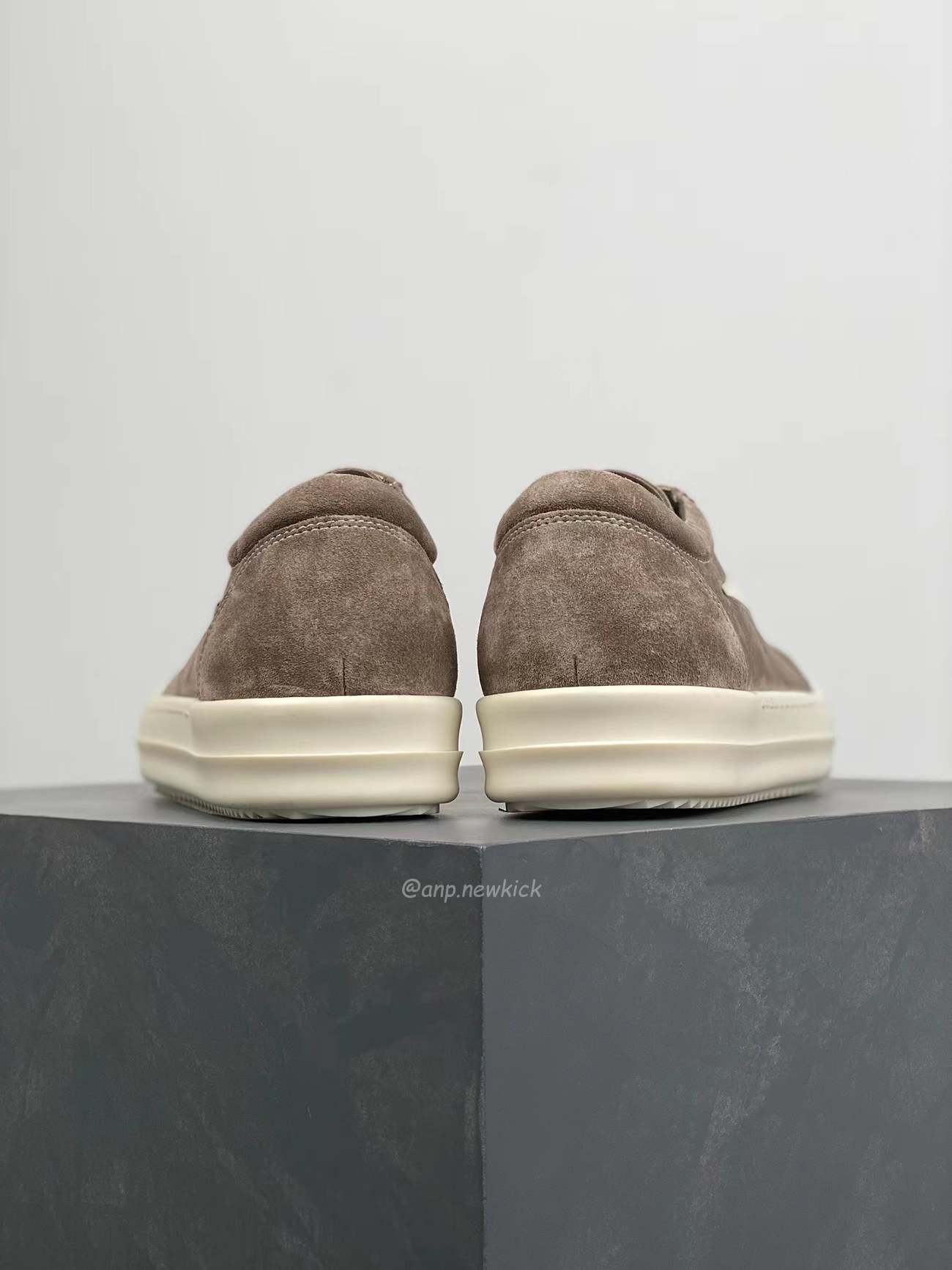 Rick Owens Leather Low Top Vintage Sneakers Suede Canvas Black Taupe Grey Faded Pnk Pearl Milk Dark Dust (22) - www.newkick.vip