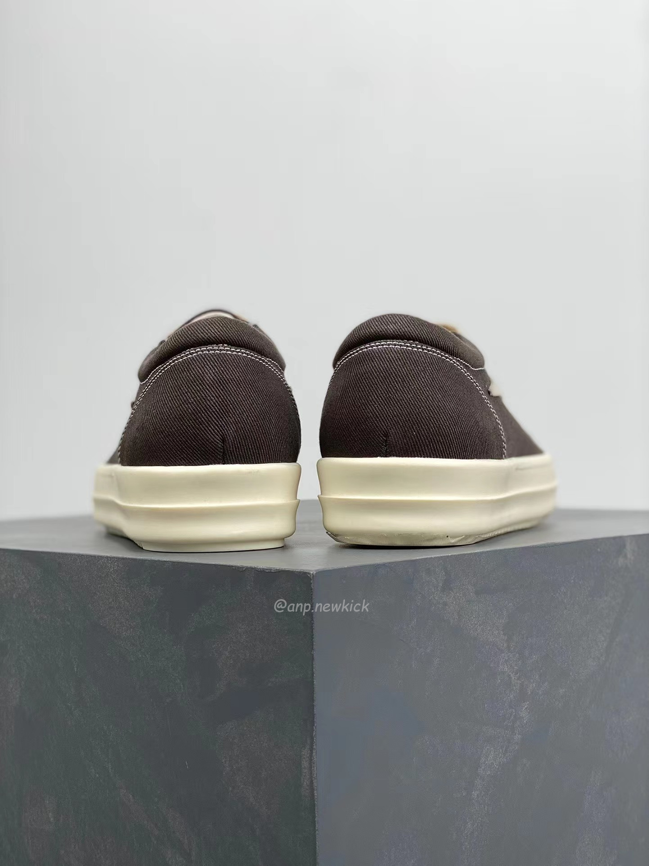Rick Owens Leather Low Top Vintage Sneakers Suede Canvas Black Taupe Grey Faded Pnk Pearl Milk Dark Dust (23) - www.newkick.vip