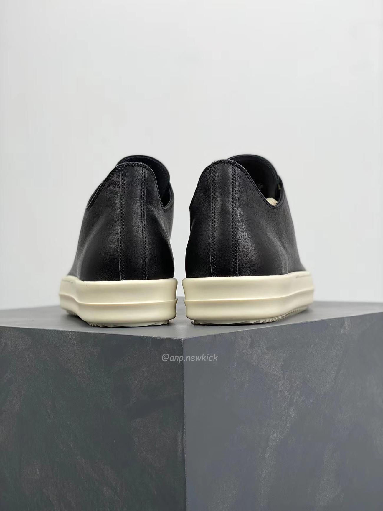 Rick Owens Leather Low Top Vintage Sneakers Suede Canvas Black Taupe Grey Faded Pnk Pearl Milk Dark Dust (24) - www.newkick.vip