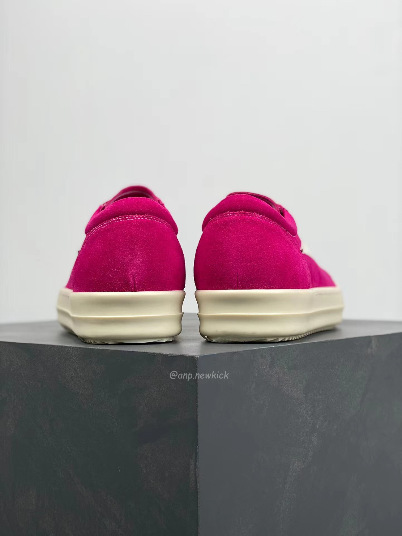 Rick Owens Leather Low Top Vintage Sneakers Suede Canvas Black Taupe Grey Faded Pnk Pearl Milk Dark Dust (33) - www.newkick.vip