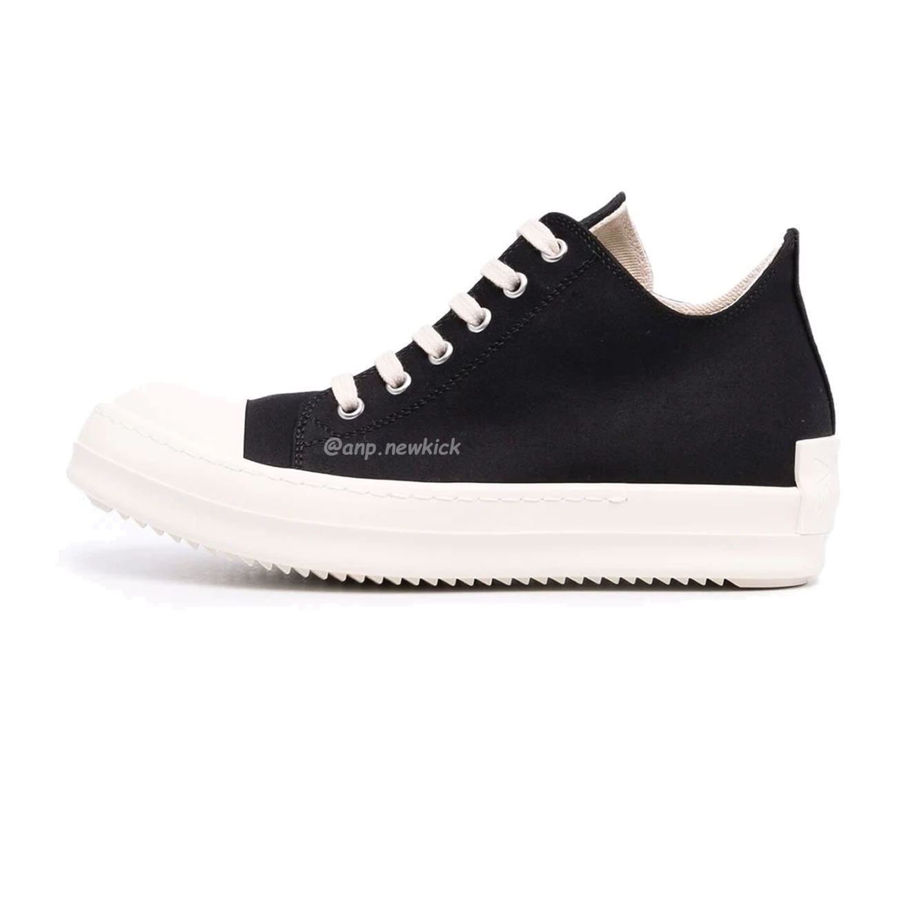Rick Owens Leather Low Top Vintage Sneakers Suede Canvas Black Taupe Grey Faded Pnk Pearl Milk Dark Dust (39) - www.newkick.vip