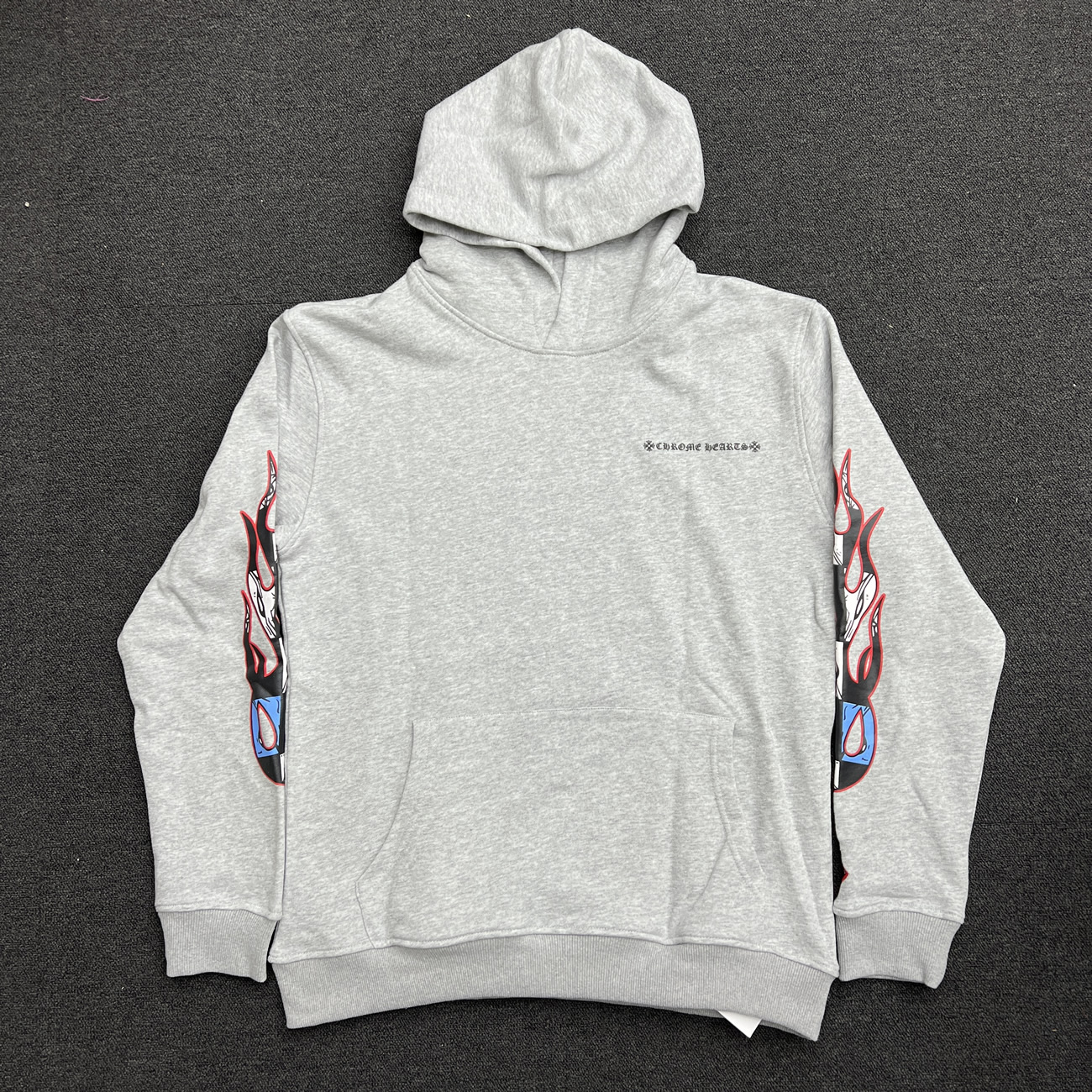 Chrome Hearts Matty Boy Brain Wave Hoodie Chrome Hearts Grey Ss21 (5) - www.newkick.vip