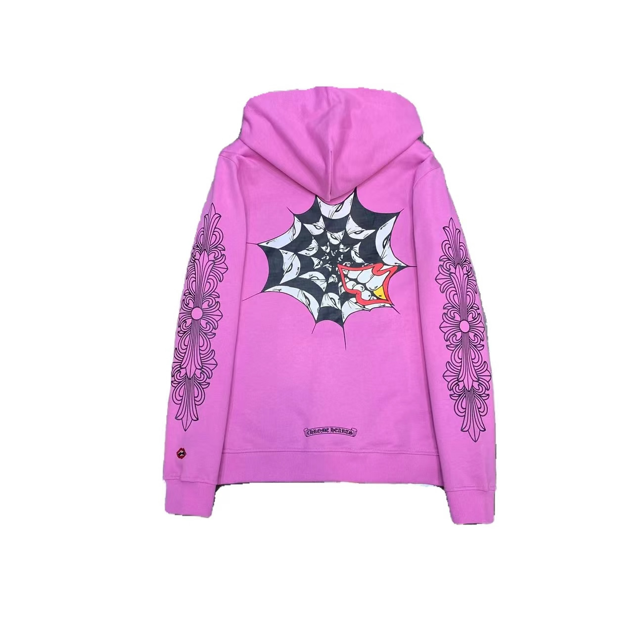 Chrome Hearts Matty Boy Spider Web Hoodie Purple Ss21 (1) - www.newkick.vip