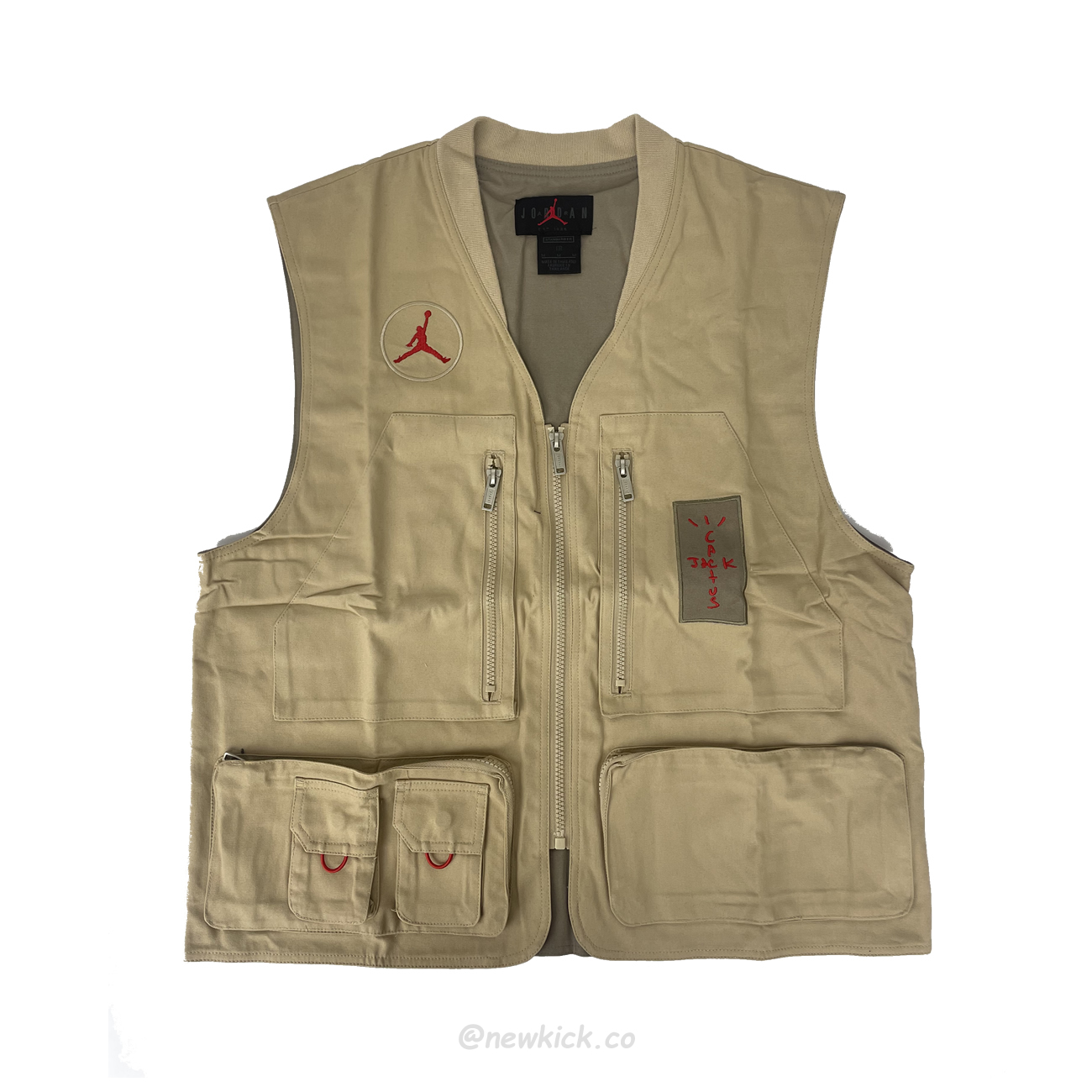 Travis Scott Cactus Jack X Jordan Utility Vest Asia Sizing Desertkhakiuni Ersity Red Ss21 (1) - www.newkick.vip