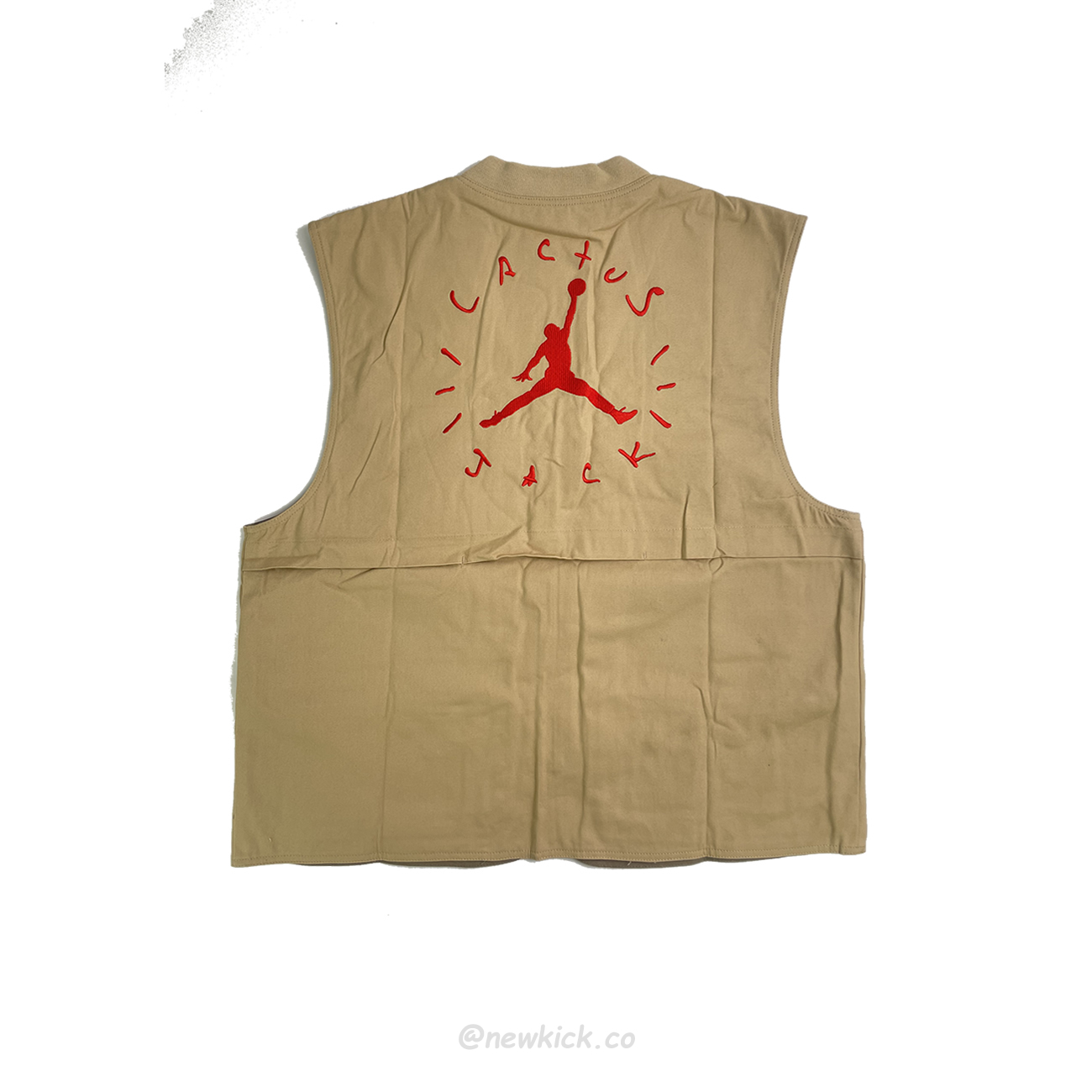 Travis Scott Cactus Jack X Jordan Utility Vest Asia Sizing Desertkhakiuni Ersity Red Ss21 (5) - www.newkick.vip