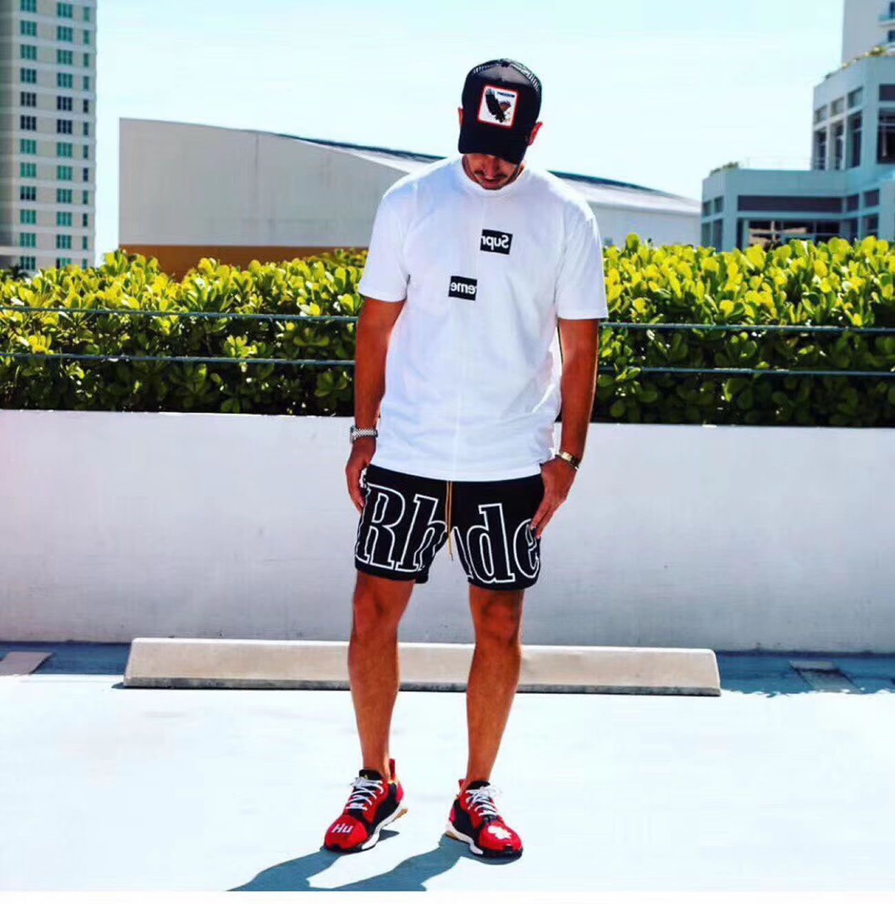 Rhude Rh Logo Shorts (4) - www.newkick.vip