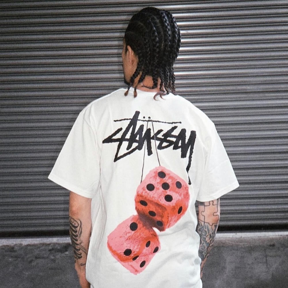 Stussy Fuzzy Dice Tee (14) - www.newkick.vip