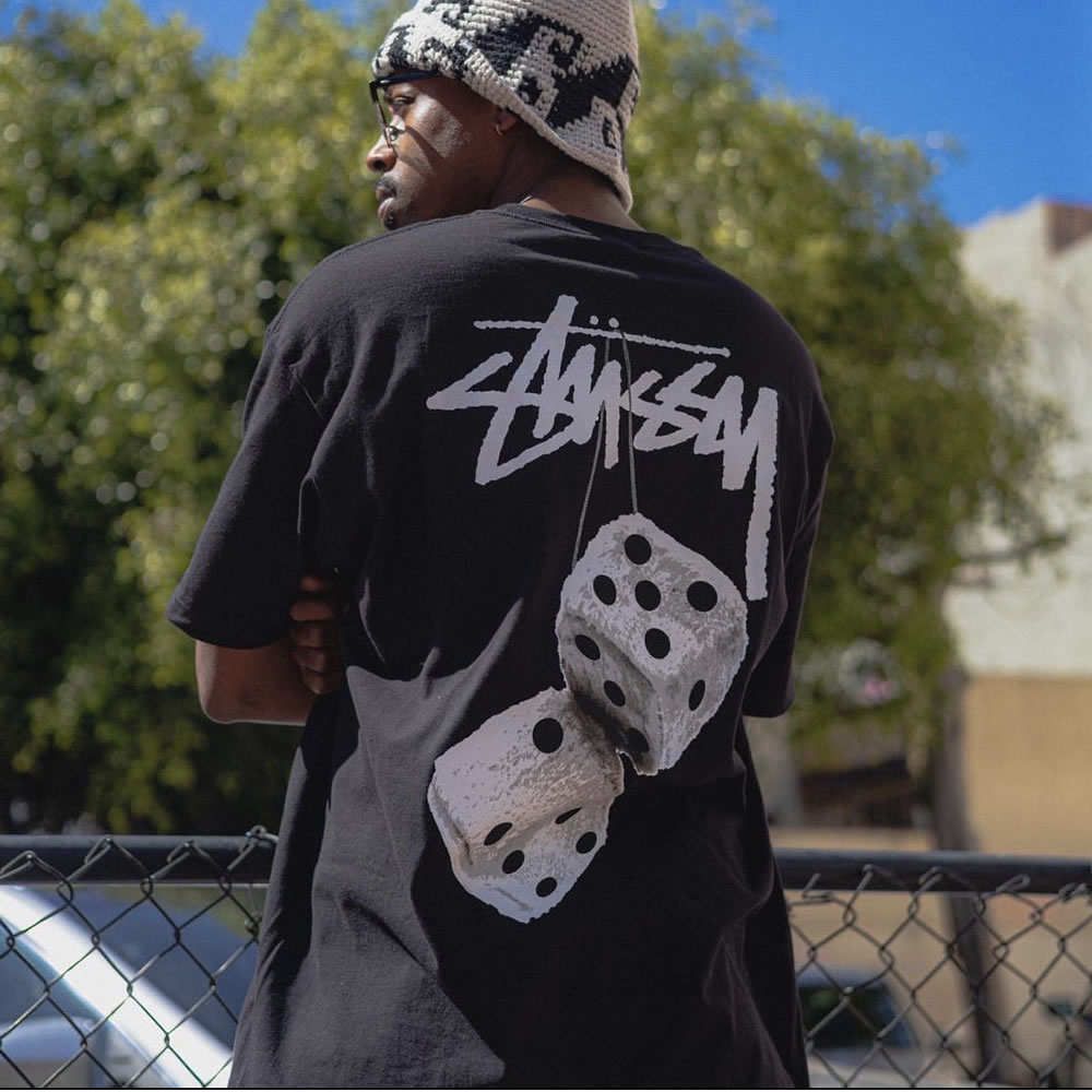Stussy Fuzzy Dice Tee (8) - www.newkick.vip