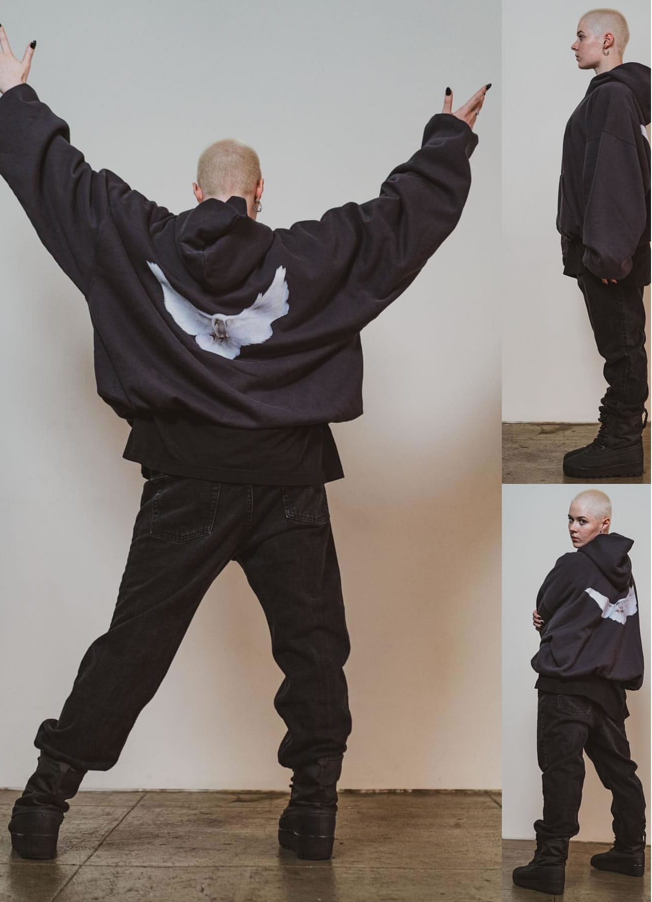 Yeezy Gap Engineered By Balenciaga Dove Hoodie Washed Black Ss22 (11) - www.newkick.vip Yeezy Gap Engineered By Balenciaga Dove Hoodie Washed Black Ss22 (11) - www.newkick.vip