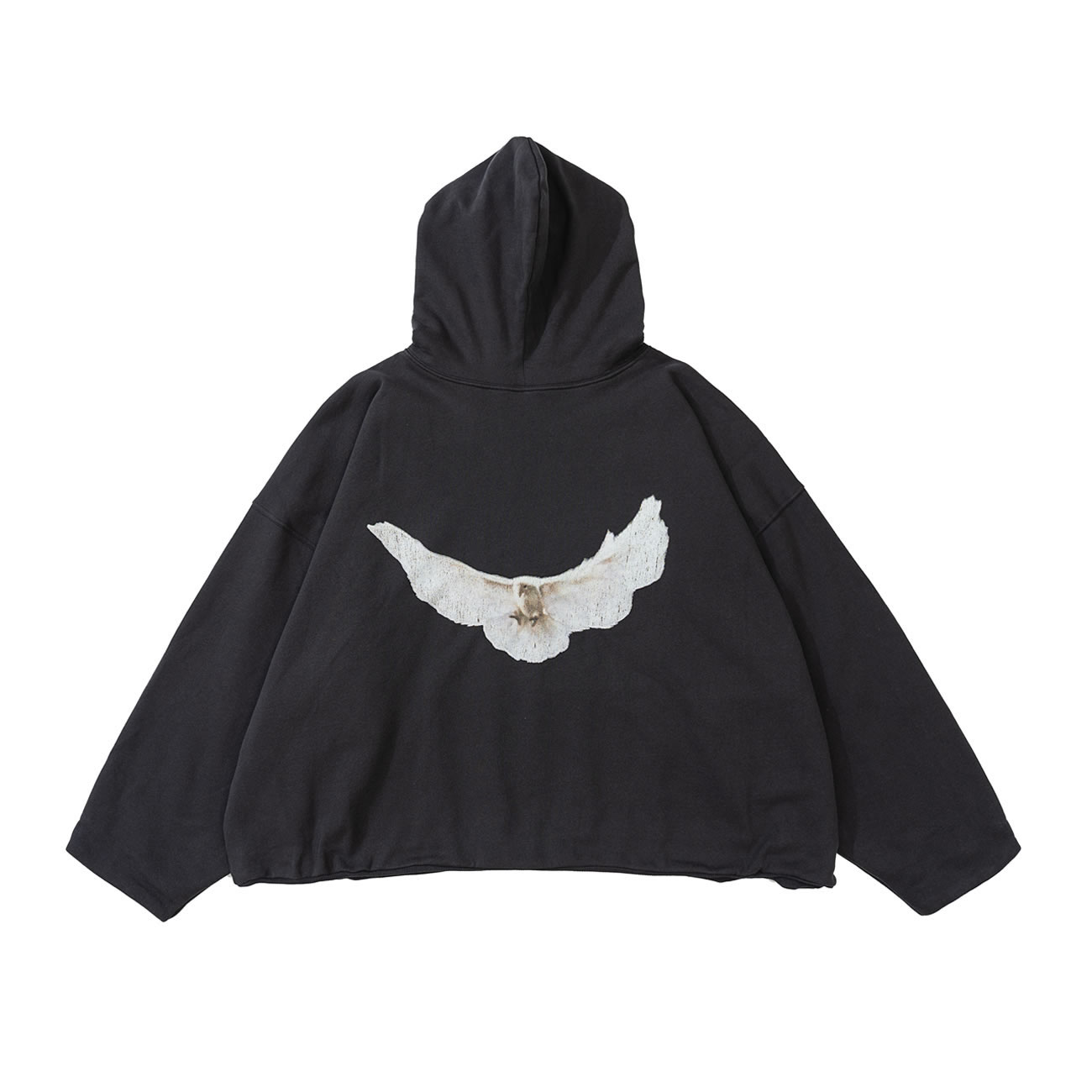 Yeezy Gap Engineered By Balenciaga Dove Hoodie Washed Black Ss22 (2) - www.newkick.vip