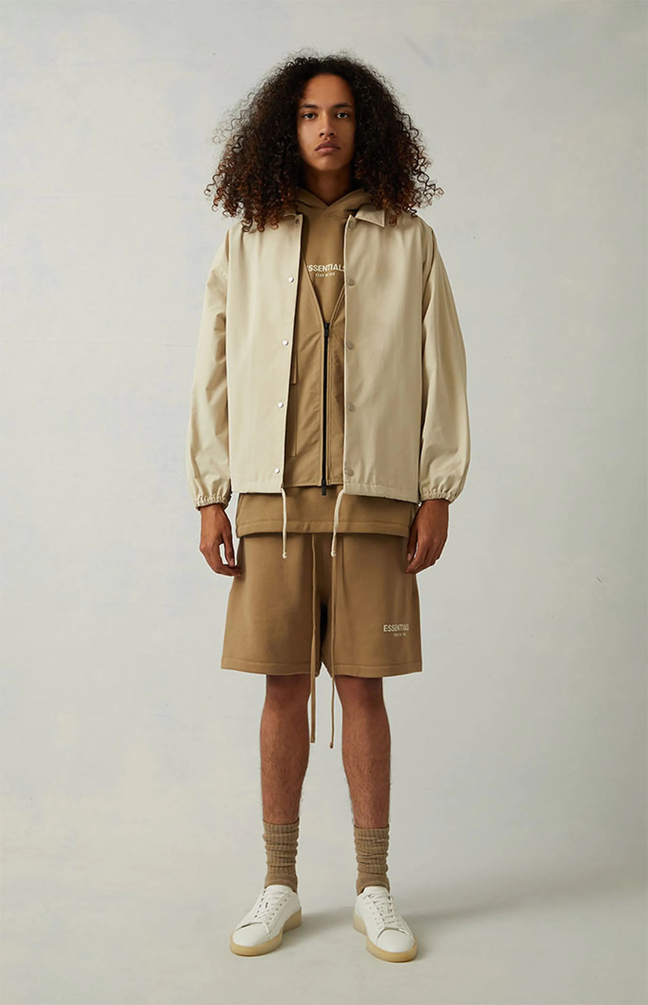 Fear Of God Essentials 1977 Coaches Jacket Iron Oak (28) - www.newkick.vip Fear Of God Essentials 1977 Coaches Jacket Iron Oak (28) - www.newkick.vip