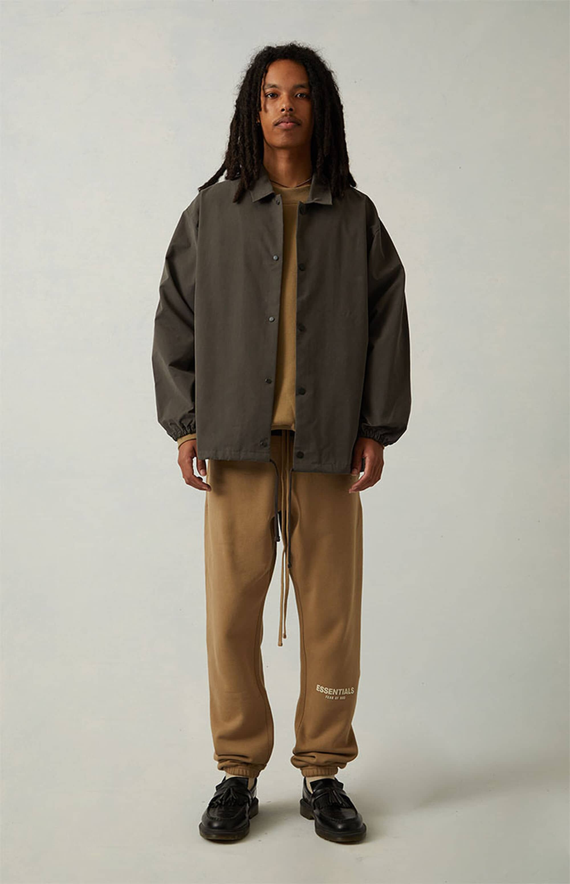 Fear Of God Essentials 1977 Coaches Jacket Iron Oak (5) - www.newkick.vip Fear Of God Essentials 1977 Coaches Jacket Iron Oak (5) - www.newkick.vip