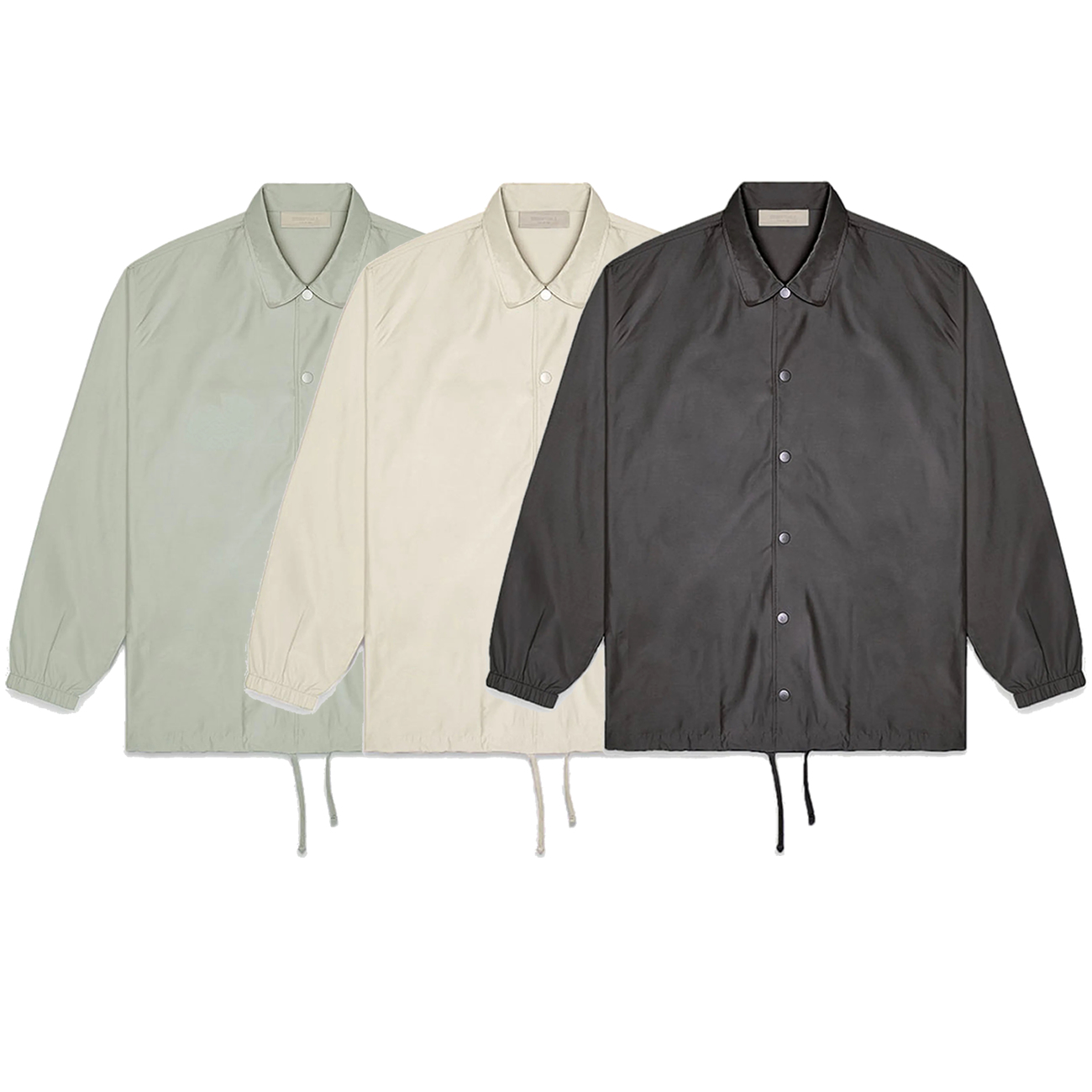 Fear Of God Essentials 1977 Coaches Jacket Iron Oak (1) - www.newkick.vip