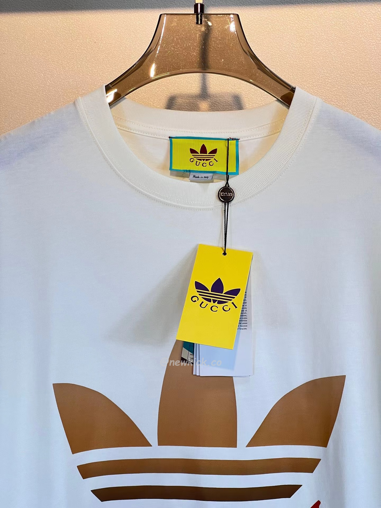 Gucci X Adidas Cotton Jersey T Shirt (11) - www.newkick.vip