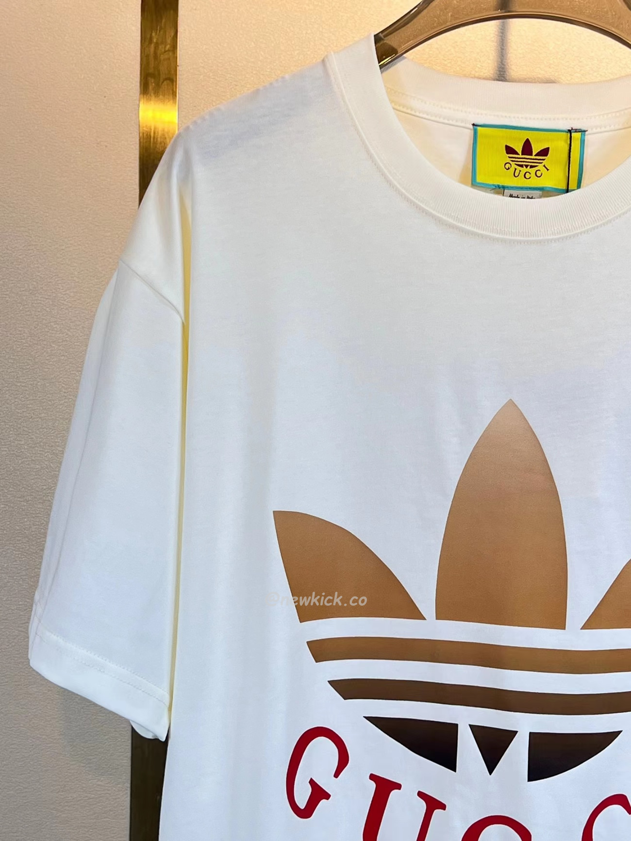 Gucci X Adidas Cotton Jersey T Shirt (13) - www.newkick.vip