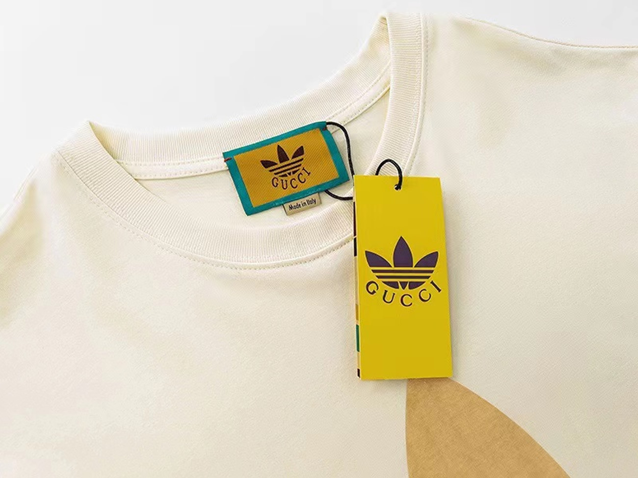 Gucci X Adidas Cotton Jersey T Shirt (8) - www.newkick.vip
