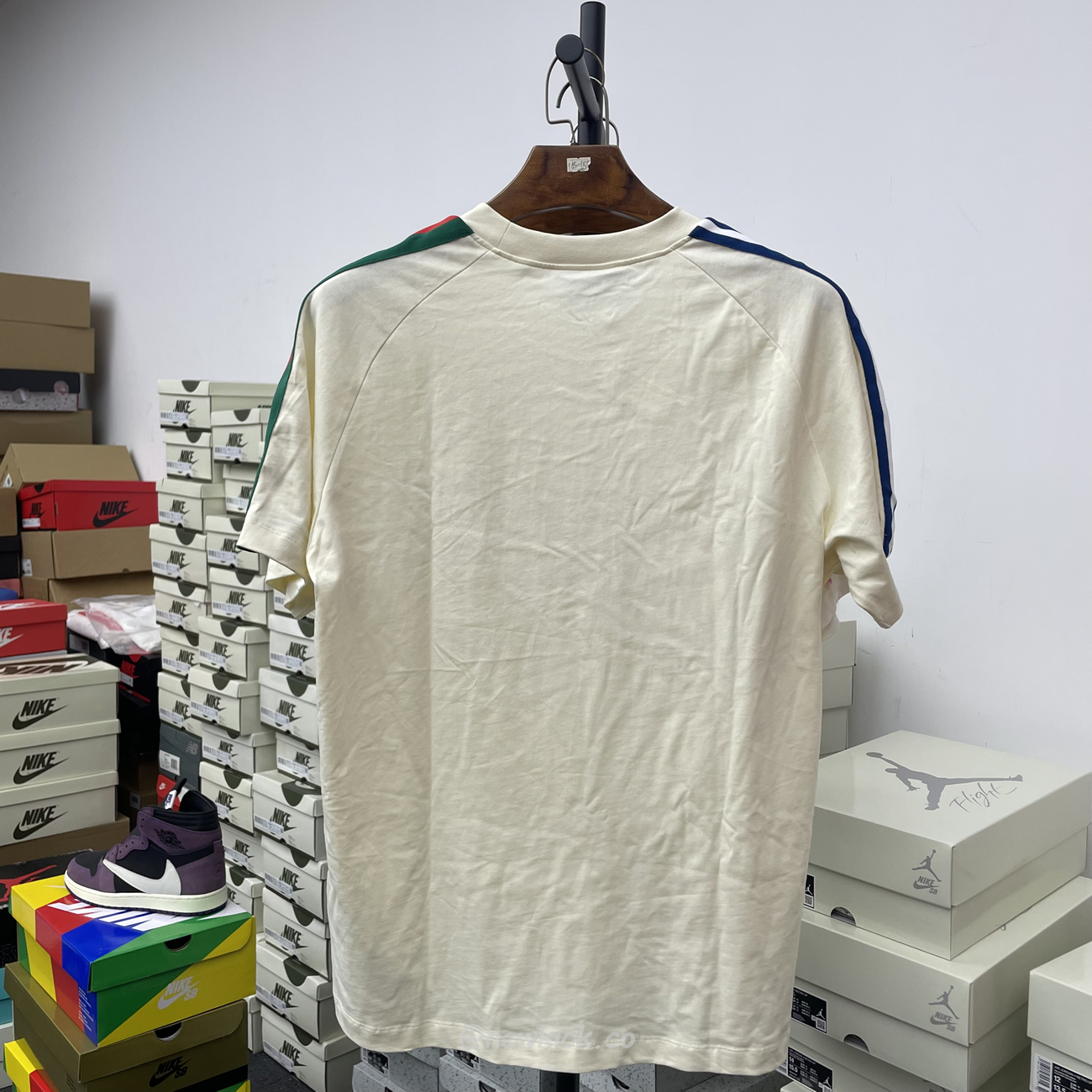 Gucci X Adidas Trefoil Print T Shirt Off White Ss22 (9) - www.newkick.vip