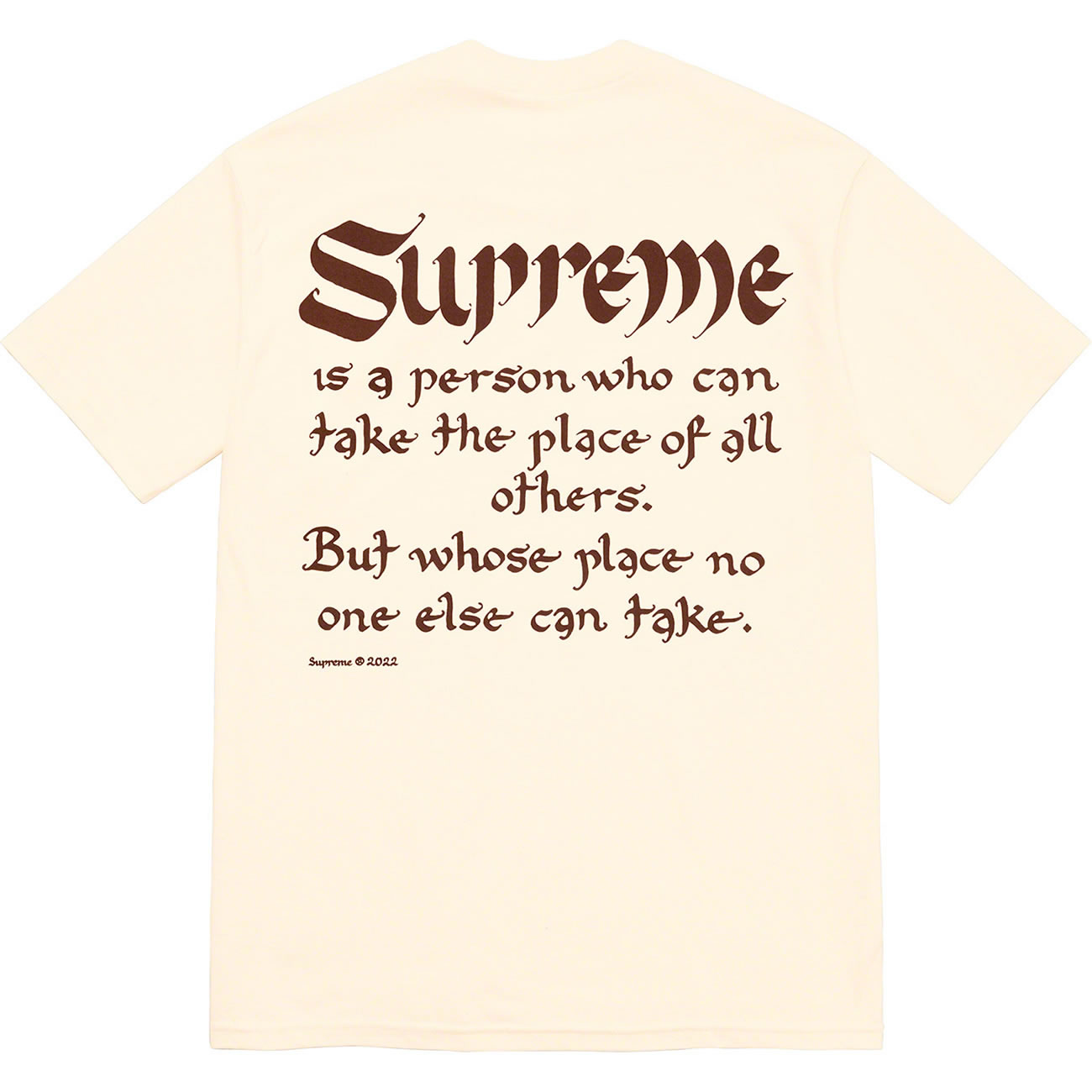 Supreme 22ss Person Tee(7) - www.newkick.vip