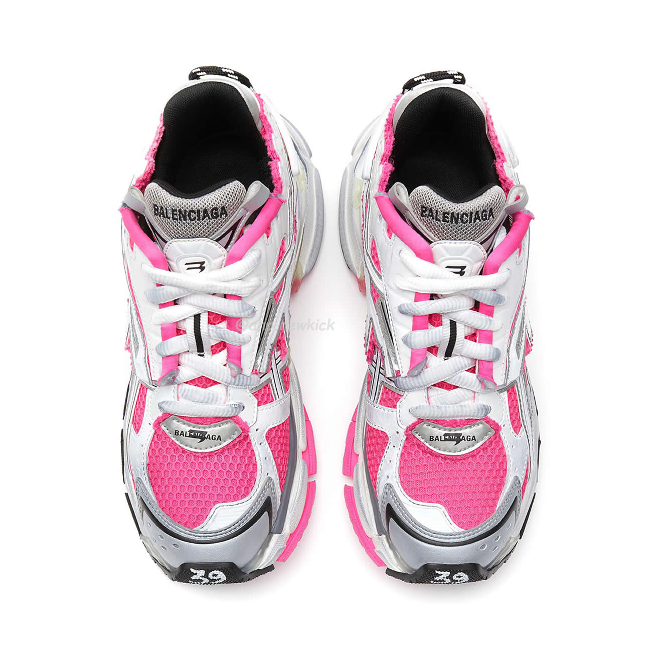 Balenciaga Runner Panelled Pink Sneakers (3) - www.newkick.vip