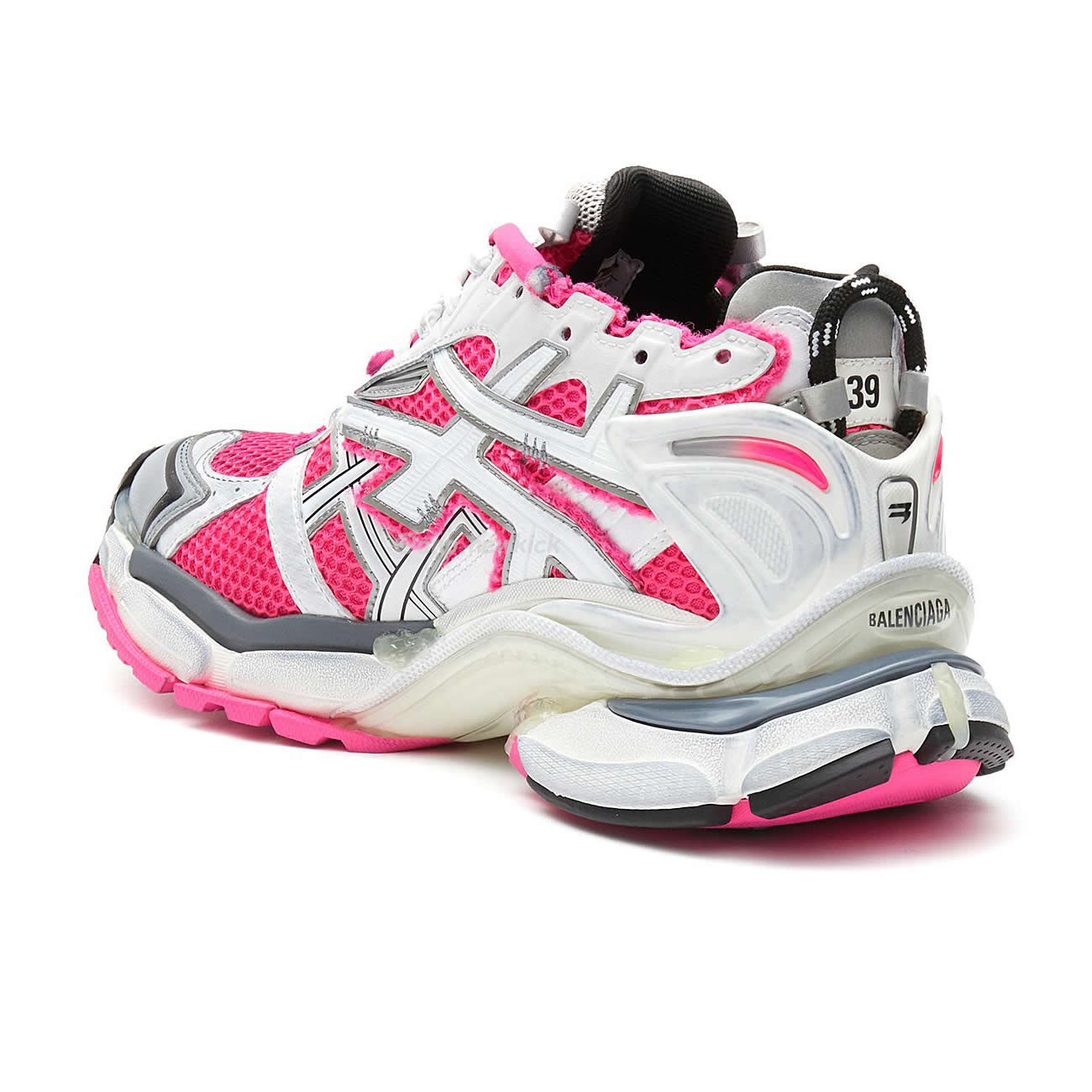 Balenciaga Runner Panelled Pink Sneakers (4) - www.newkick.vip