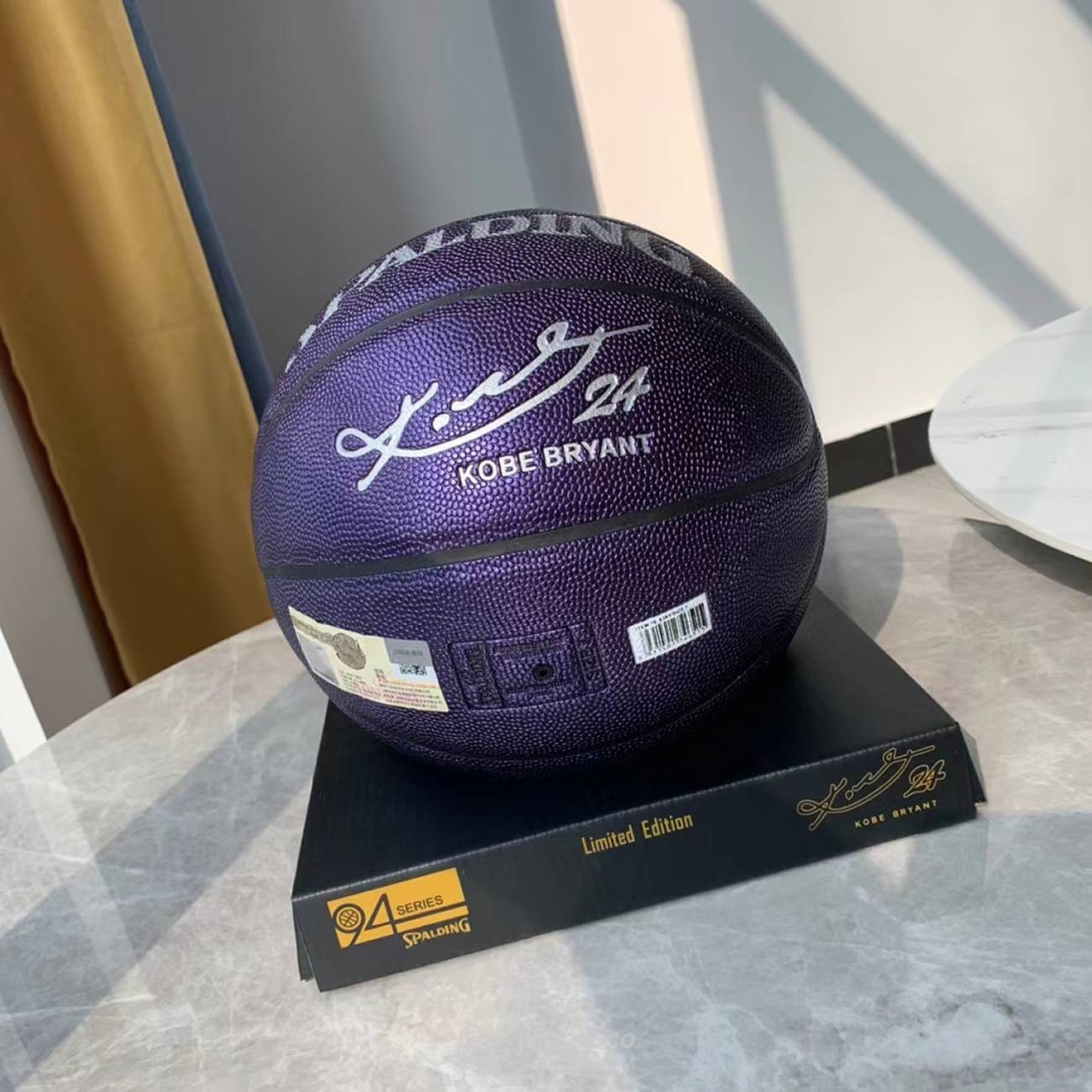 Spalding Kobe Bryant 24k Basketball Black Purple (13) - www.newkick.vip