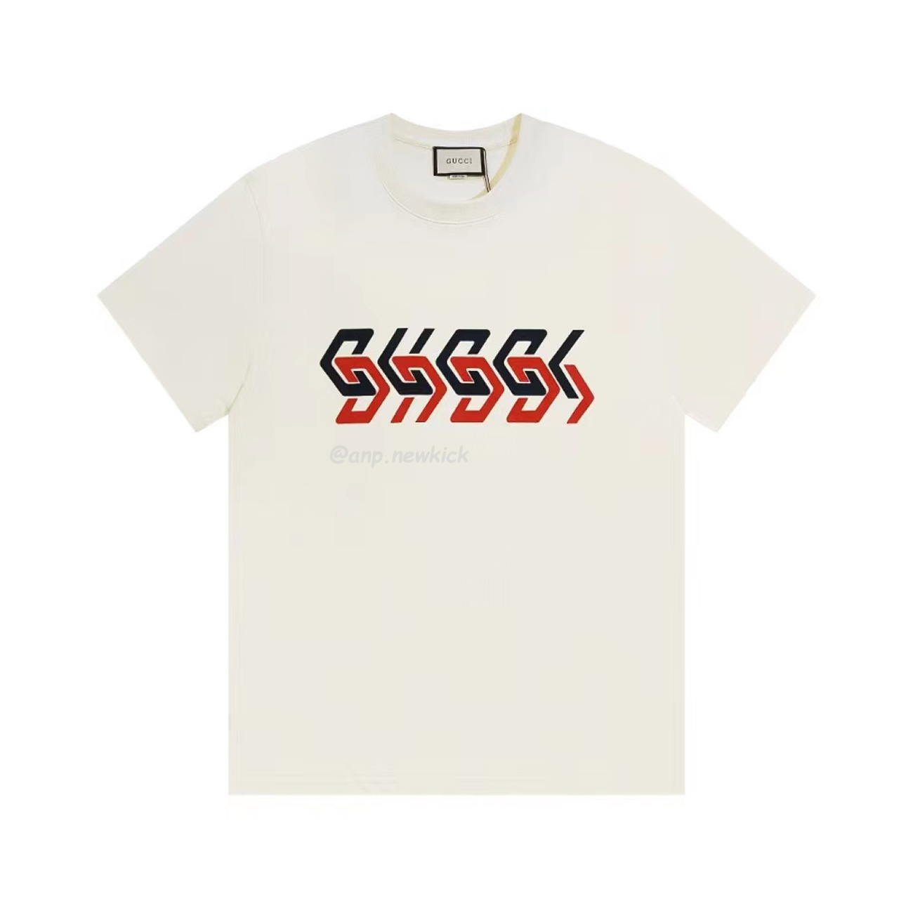 Gucci Mirror Print Oversize Cotton T Shirt (1) - www.newkick.vip