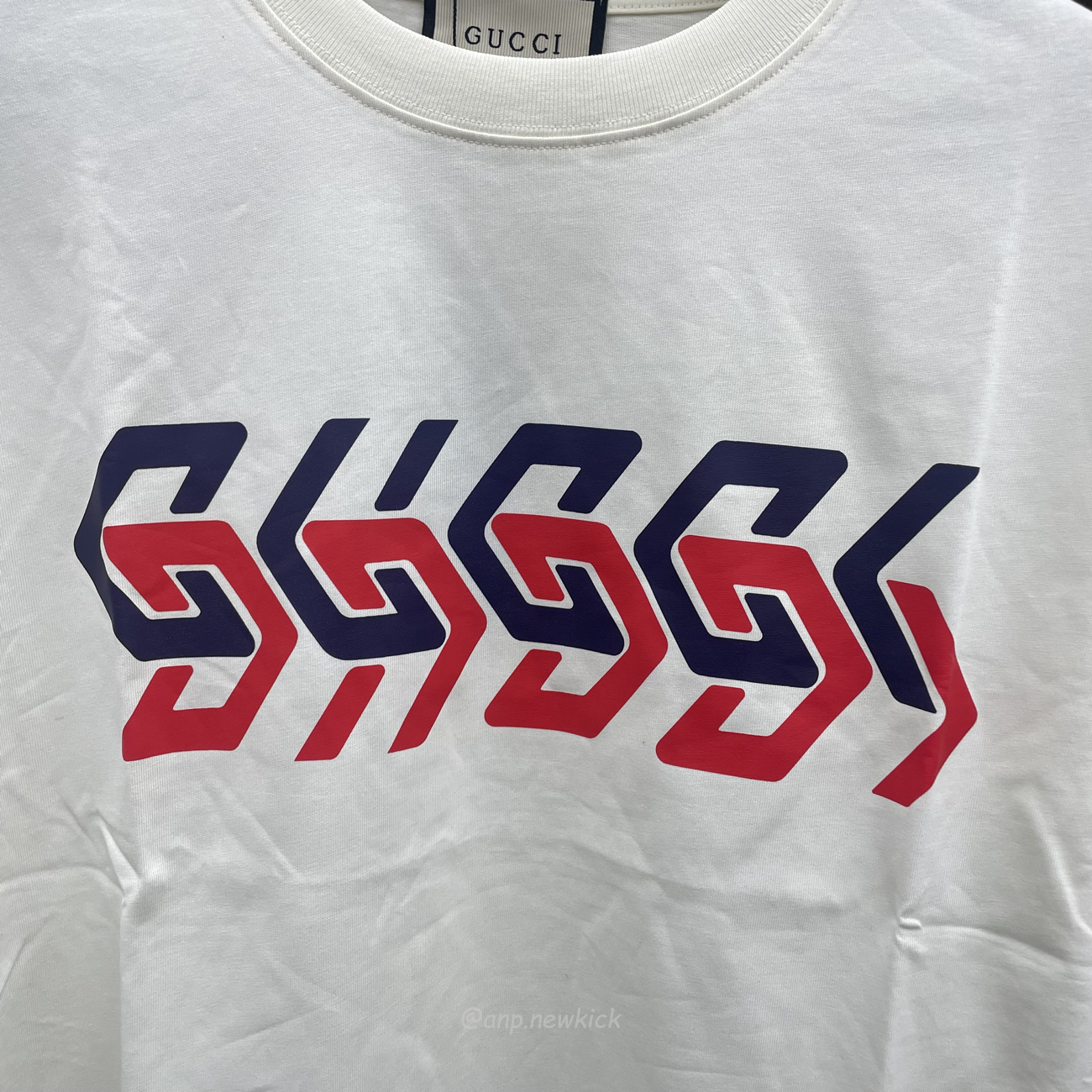 Gucci Mirror Print Oversize Cotton T Shirt (10) - www.newkick.vip