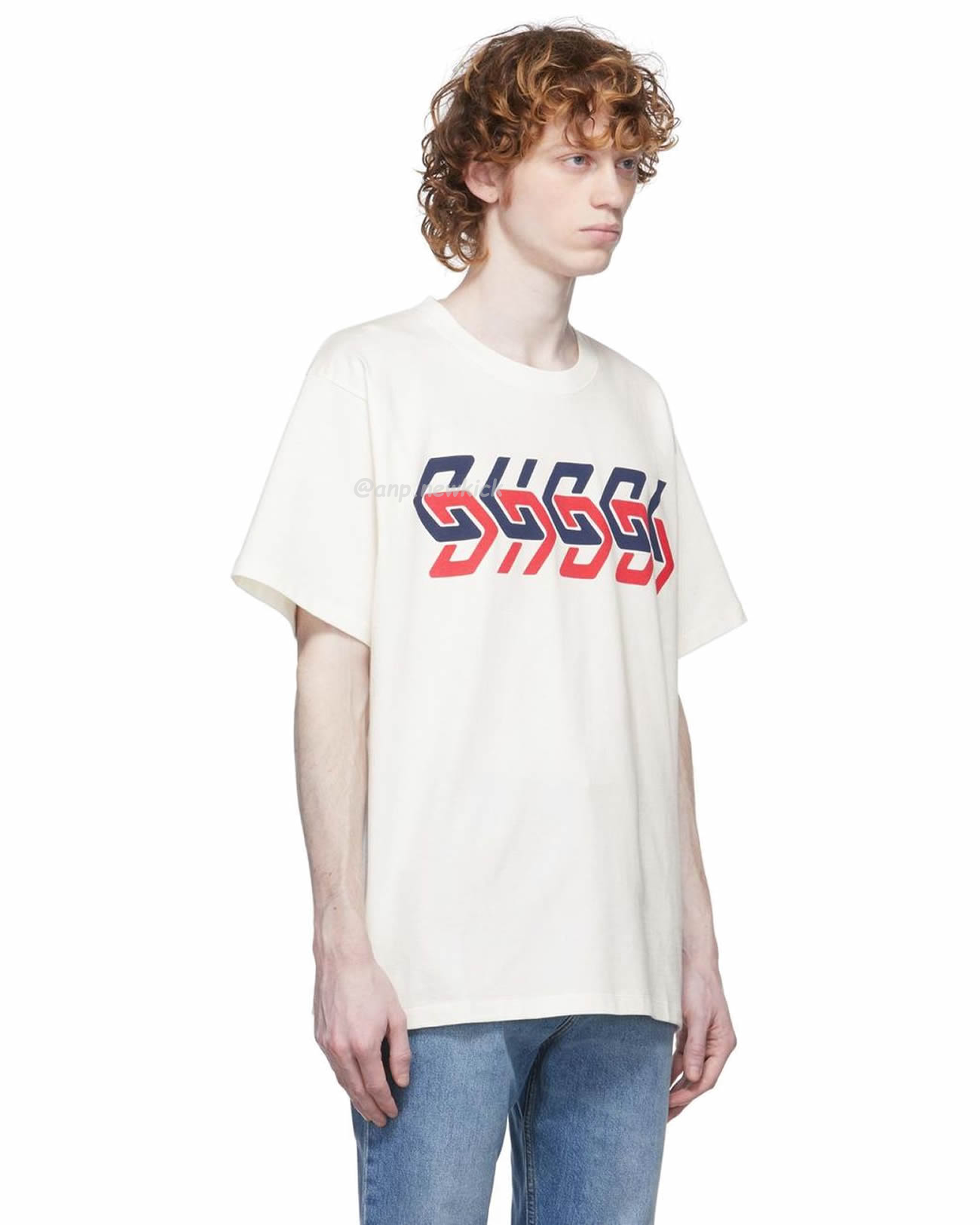 Gucci Mirror Print Oversize Cotton T Shirt (11) - www.newkick.vip