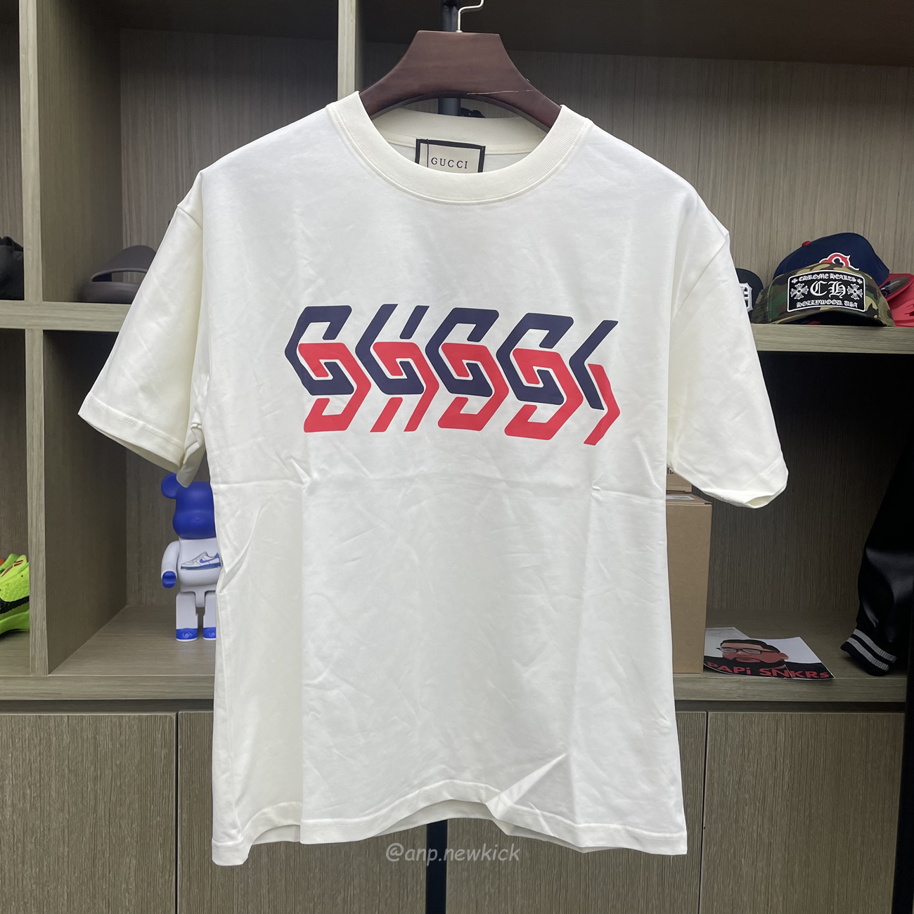 Gucci Mirror Print Oversize Cotton T Shirt (3) - www.newkick.vip